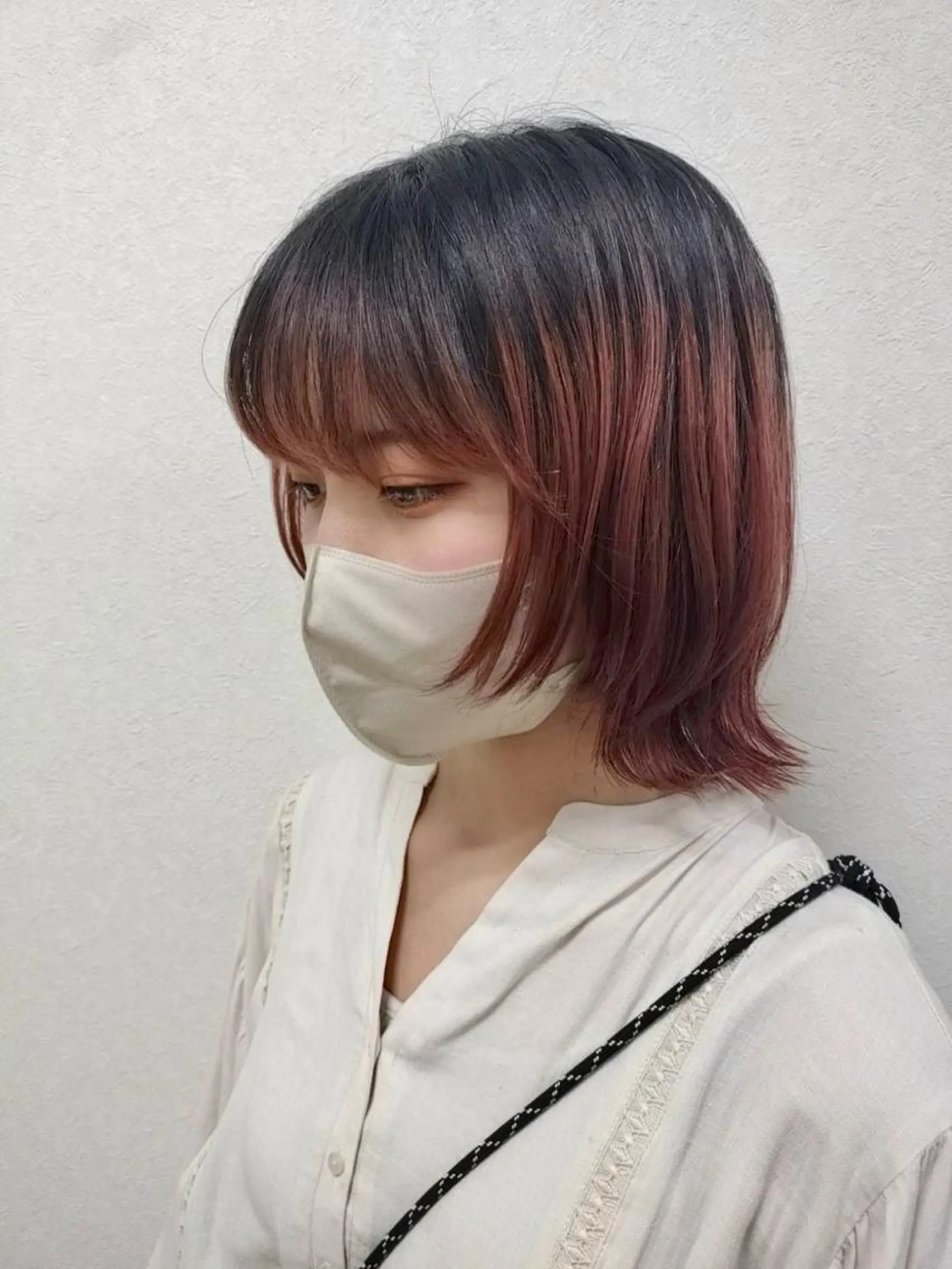 ショート あおい/透明感 /ハイトーンのヘアスタイル