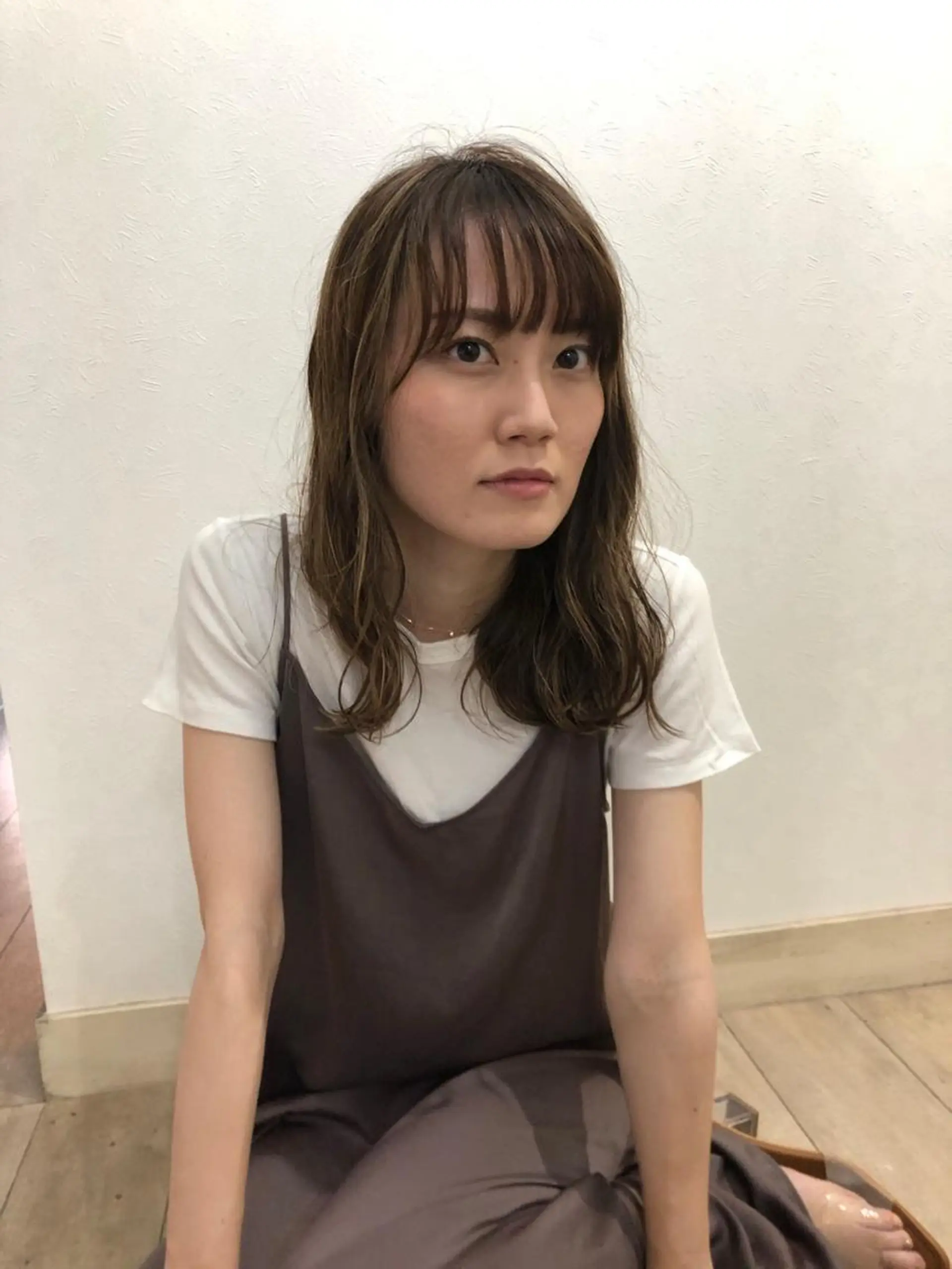 セミロング 韓国🇰🇷ボブ✂︎ レイヤー✂︎三吉明人のヘアスタイル