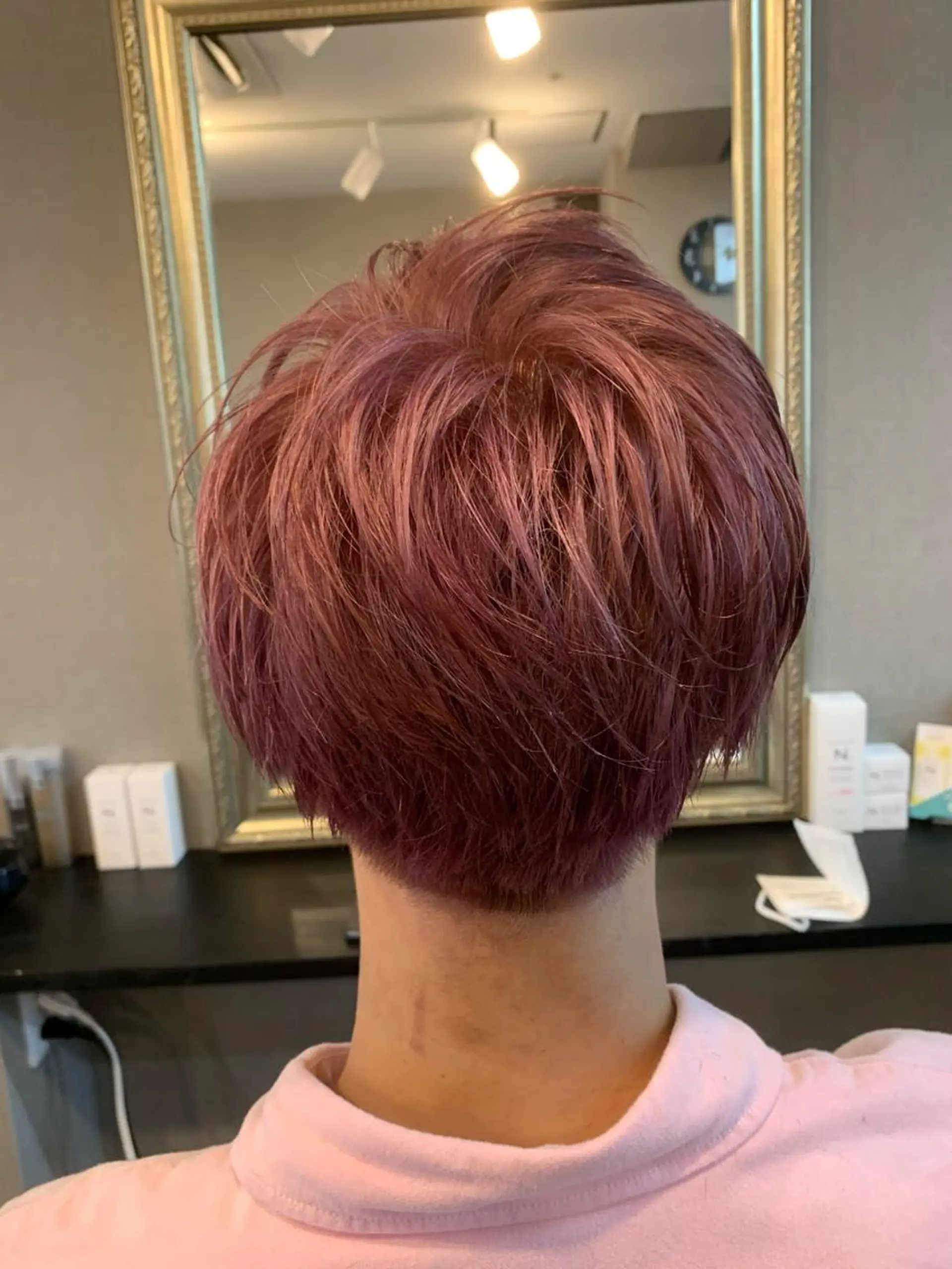 ショート ヘアカラー Selene hair OSAKAのヘアスタイル