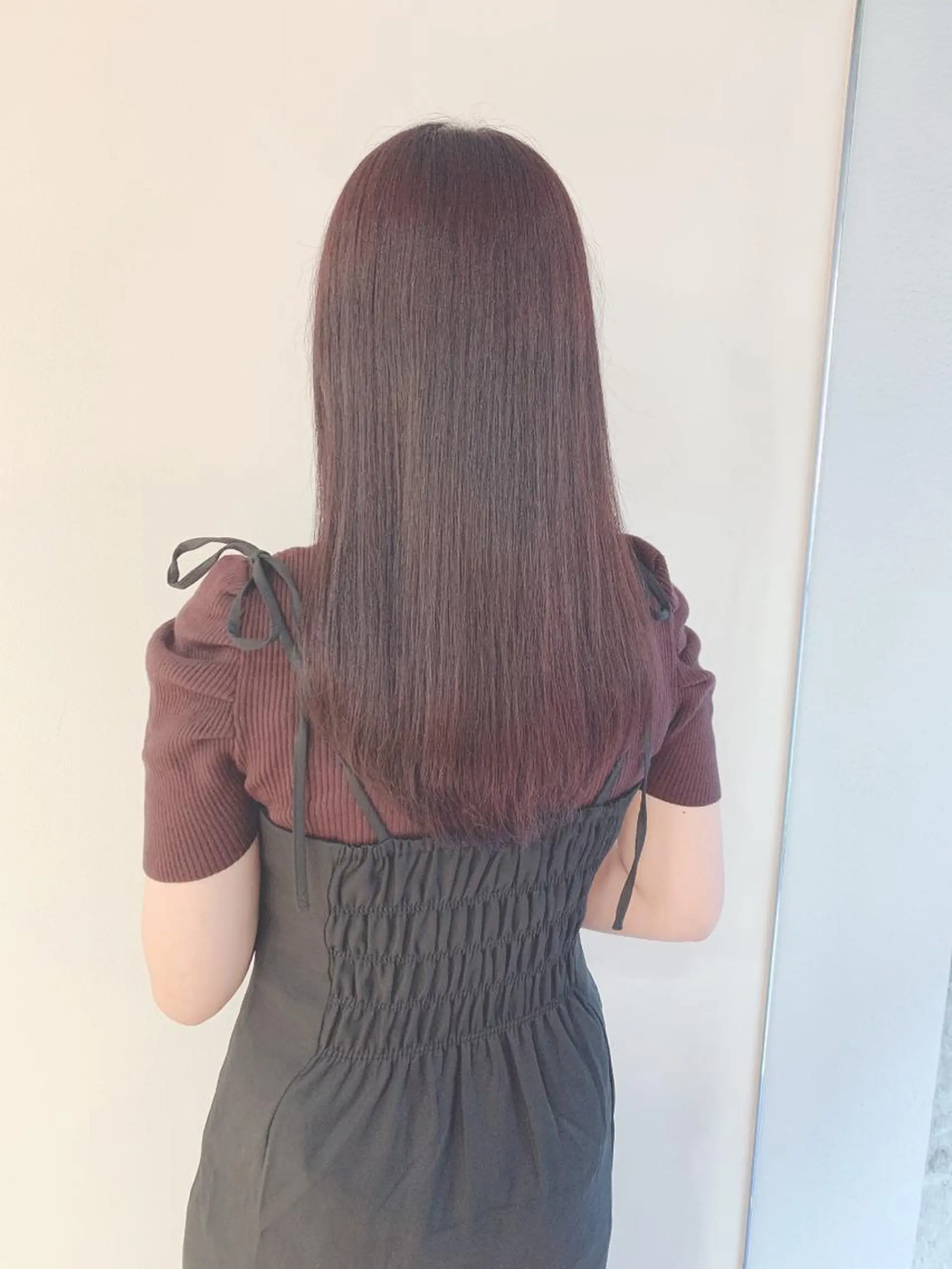 ロング カラー カット ヘアカラー なりたいが叶う ながしまじゅんきのヘアスタイル