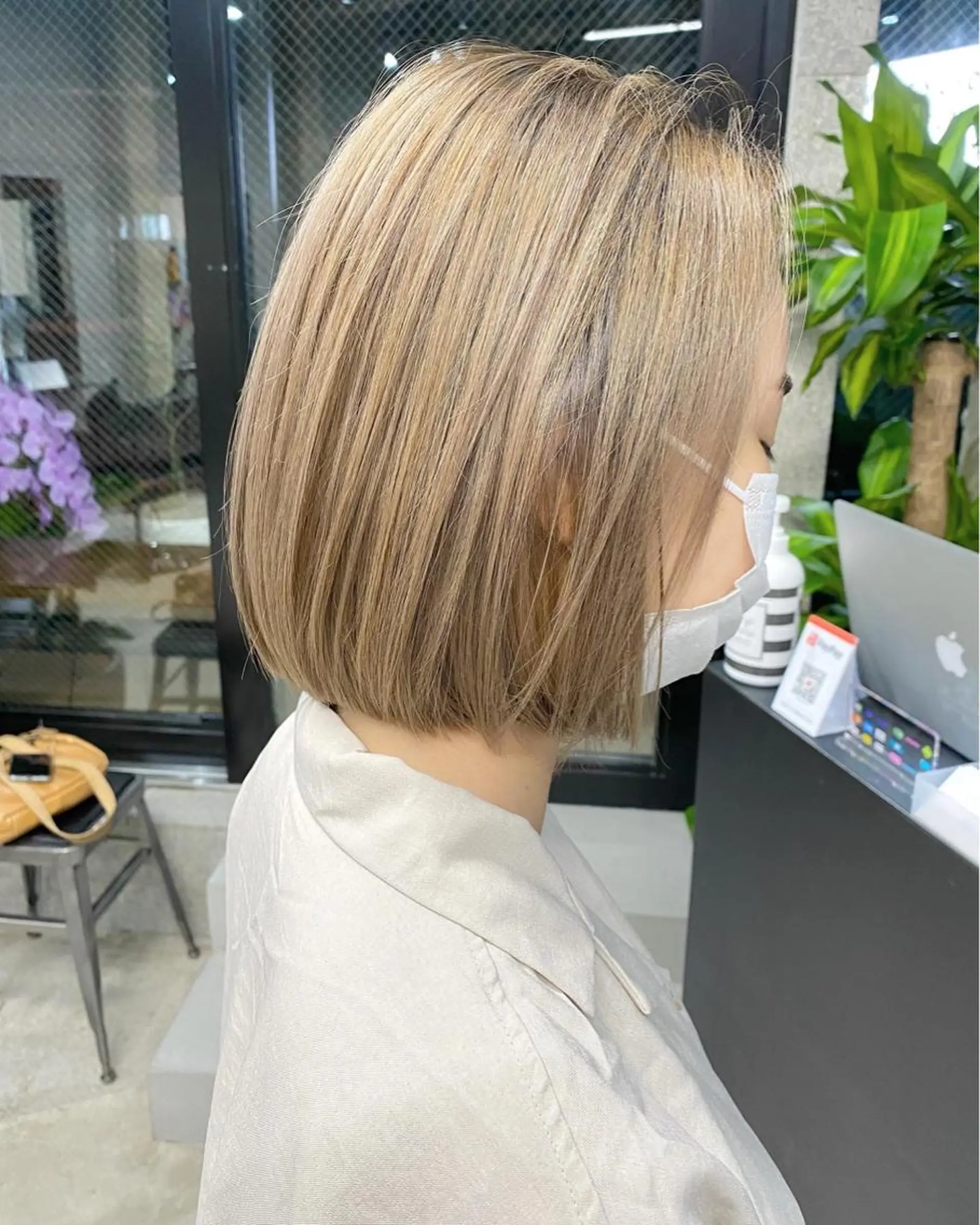 ショート カラー パーマ 髪質改善 縮毛矯正 トリートメント OVER→三軒茶屋 /縮毛矯正・髪質改善のヘアスタイル