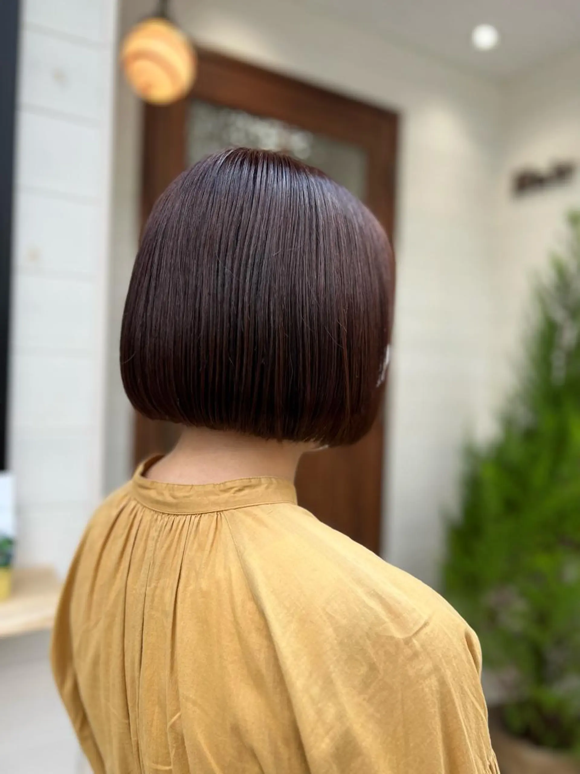 ショート カラー ブラウンカラー オレンジ オレンジブラウン ボブ 🍇おぐら めぐみ🍇のヘアスタイル