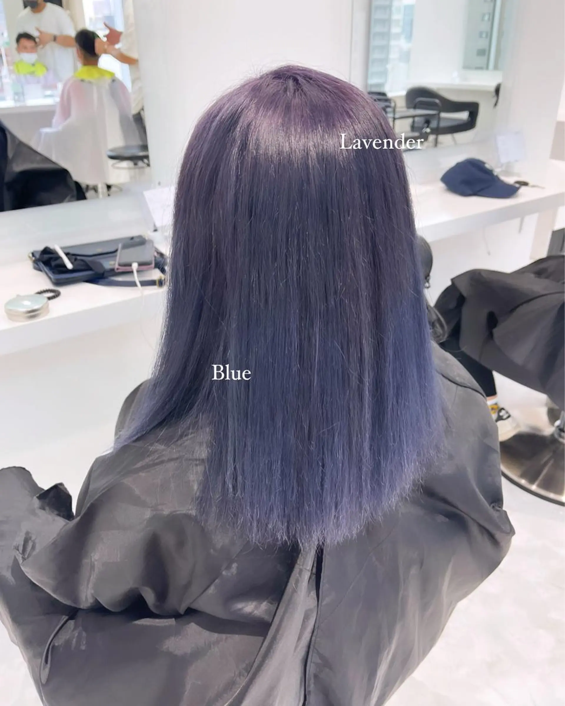 ロング カラー 𝘳𝘺𝘰𝘬𝘢 髪質改善／ブリーチのヘアスタイル