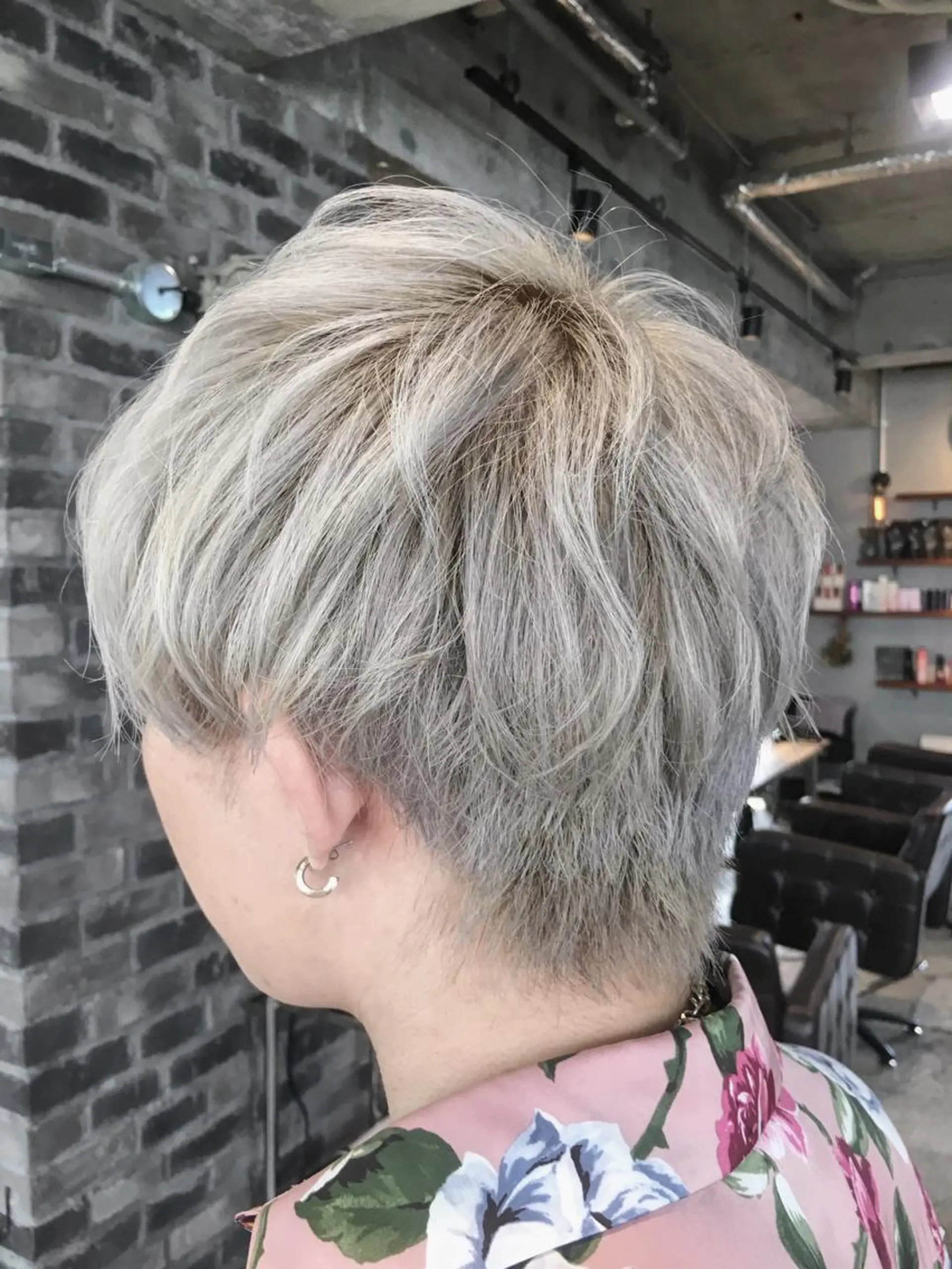 ショート カラー メンズ ヘアカラー トリートメント 代表 中島貴志のヘアスタイル