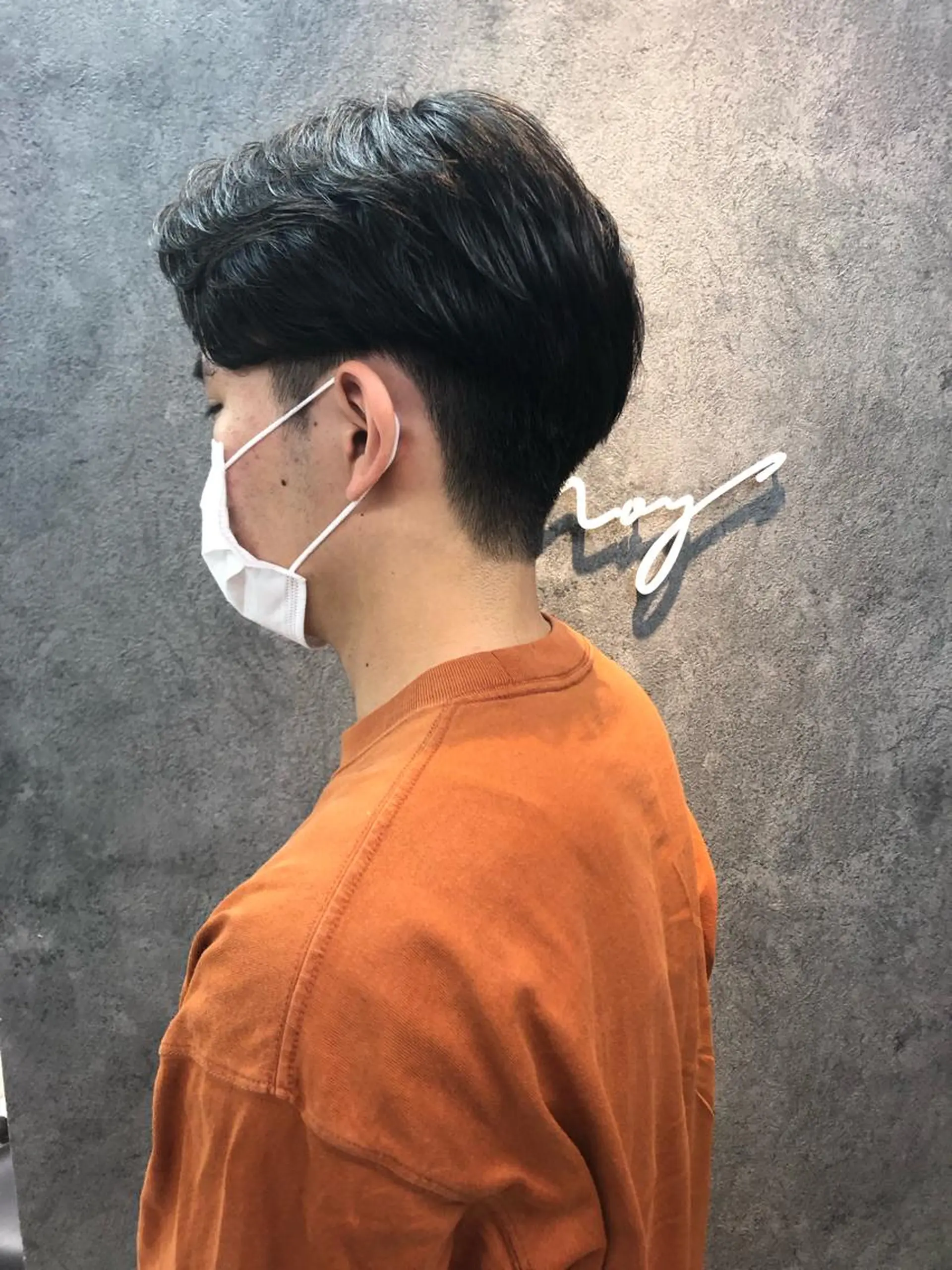 メンズ センターパート カット Noy所属・Noyヨシモト ヒロトのヘアスタイル