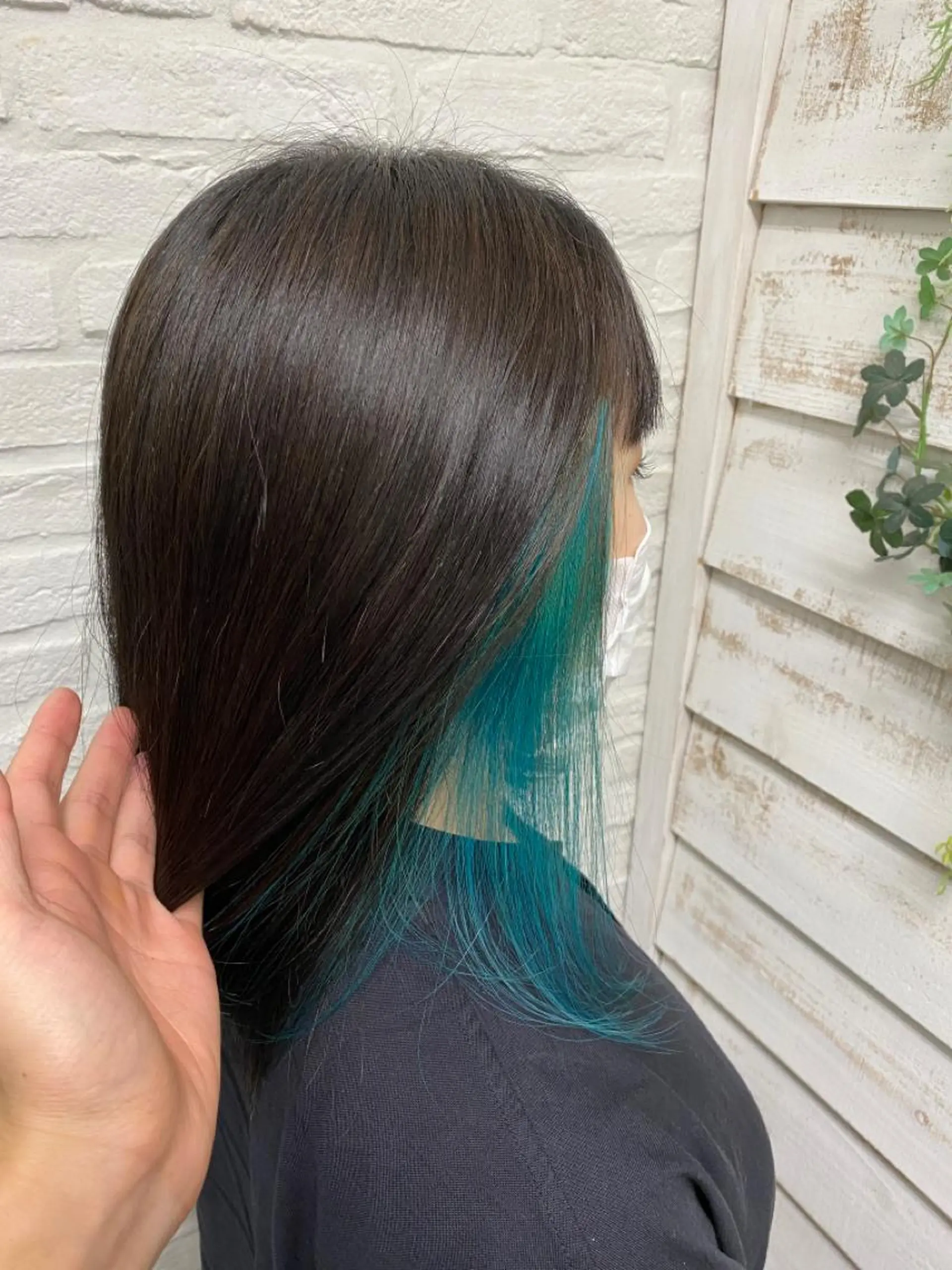 ミディアム カラー ブリーチ インナーカラー カット ヘアカラー 小住 僚也のヘアスタイル