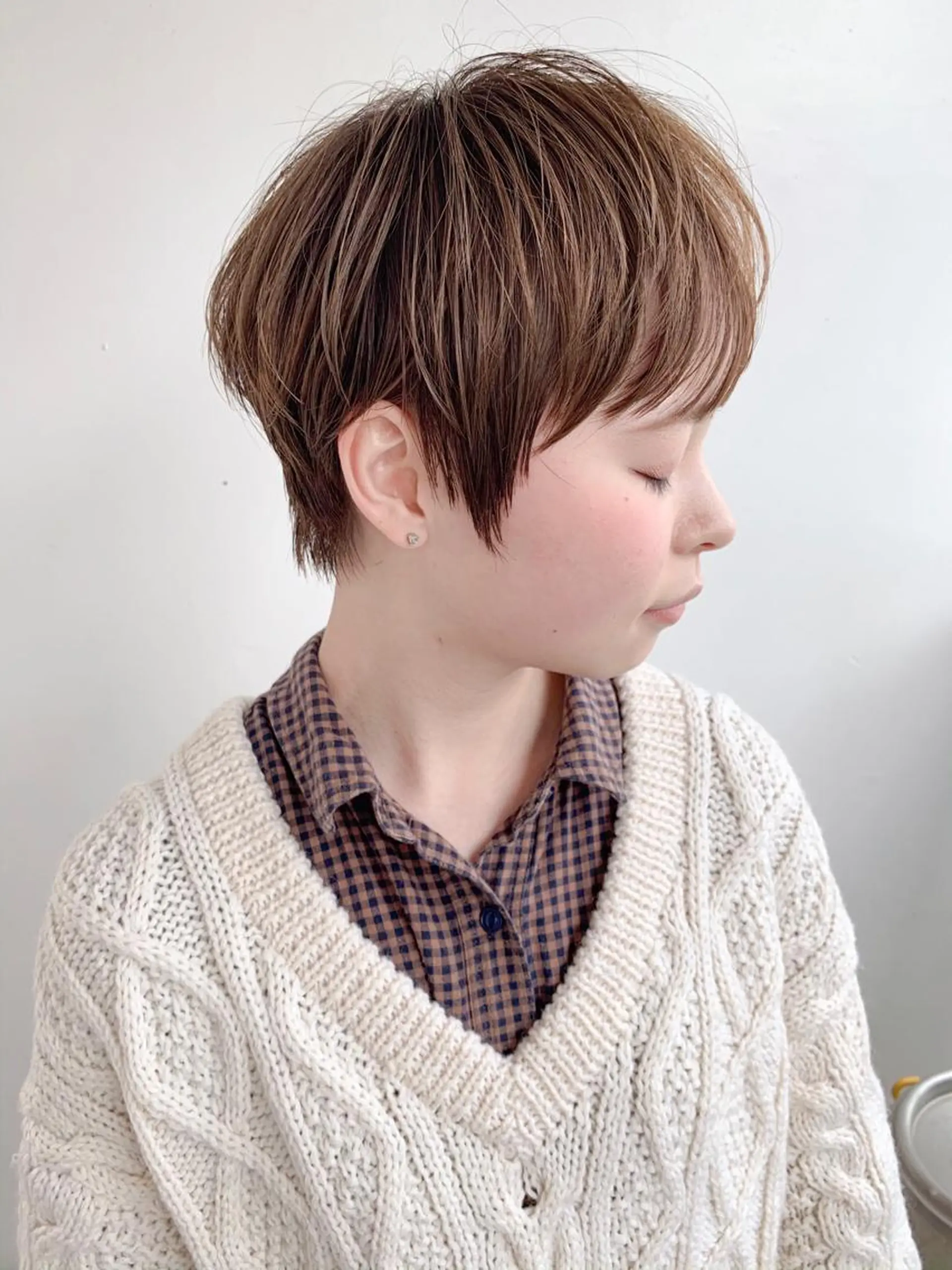 ショート カラー カット ヘアカラー トリートメント ショート/レイヤー なら石井知希のヘアスタイル