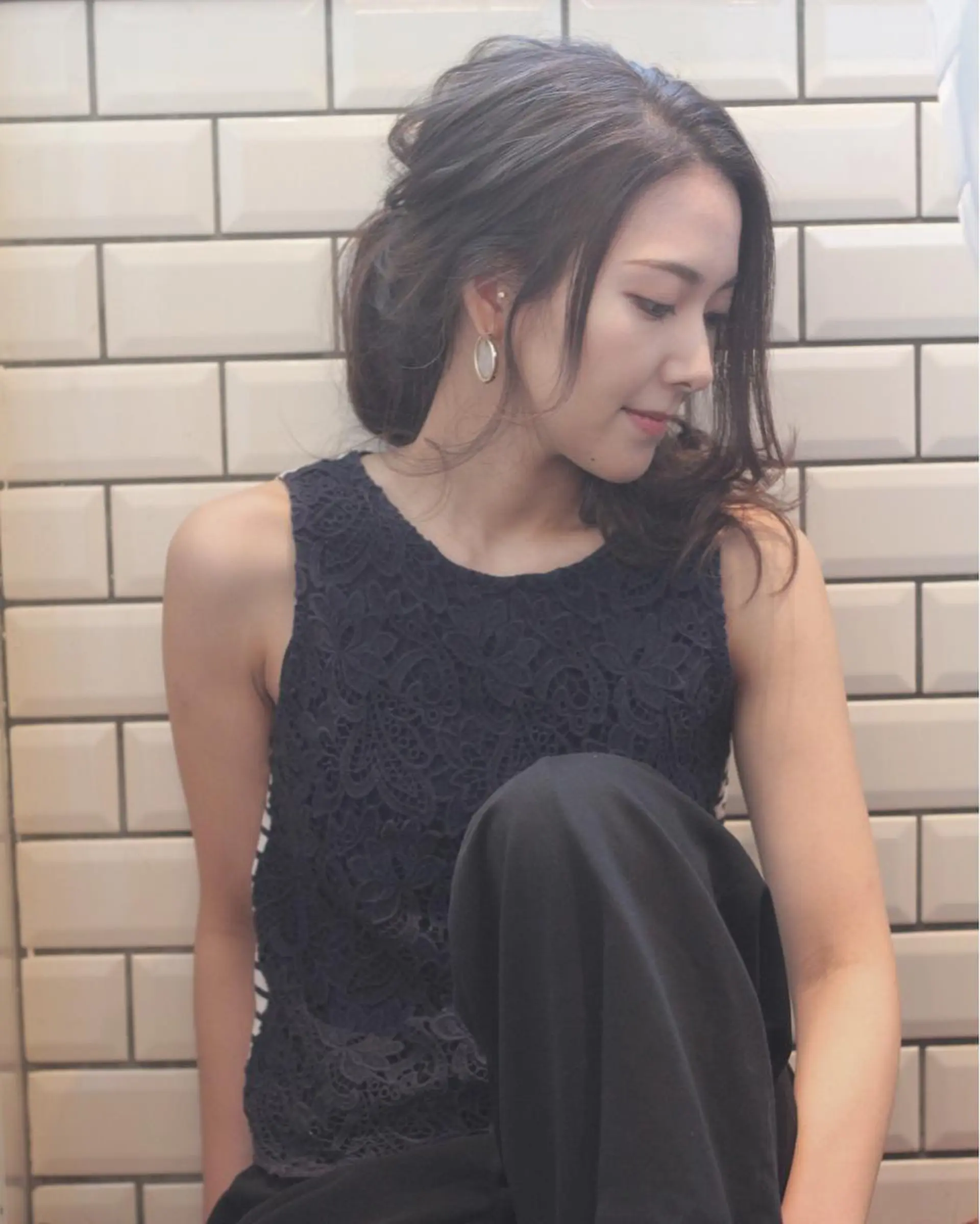 セミロング 🌸ハイトーン 新田　廉 🌸のヘアスタイル