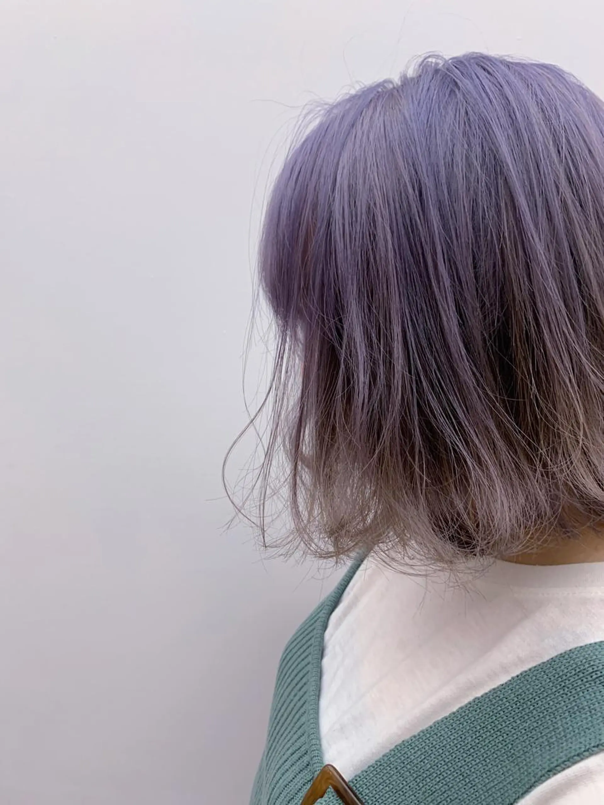 ショート カラー グレージュ ラベンダーカラー ラベンダーグレージュ ラベンダーグレー 髪質改善×大人可愛い 艶髪🫧ダイトのヘアスタイル