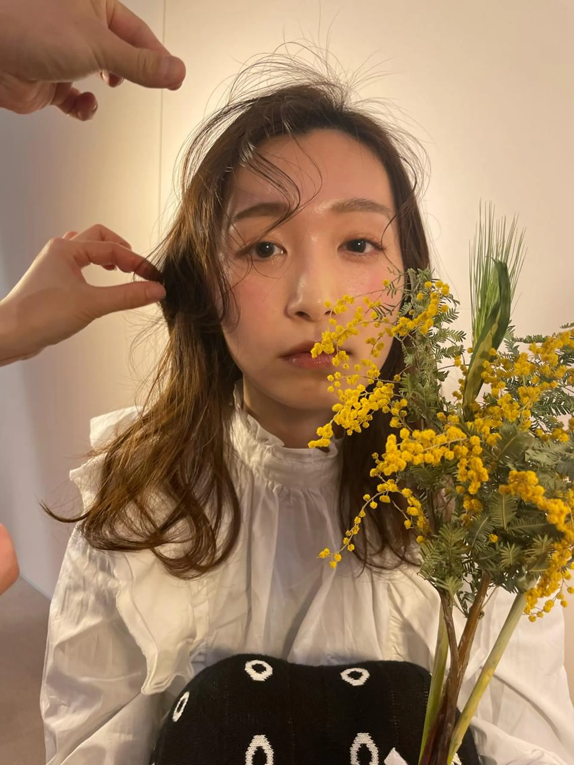 セミロング カラー ヘアアレンジ 松永 梨央のヘアスタイル