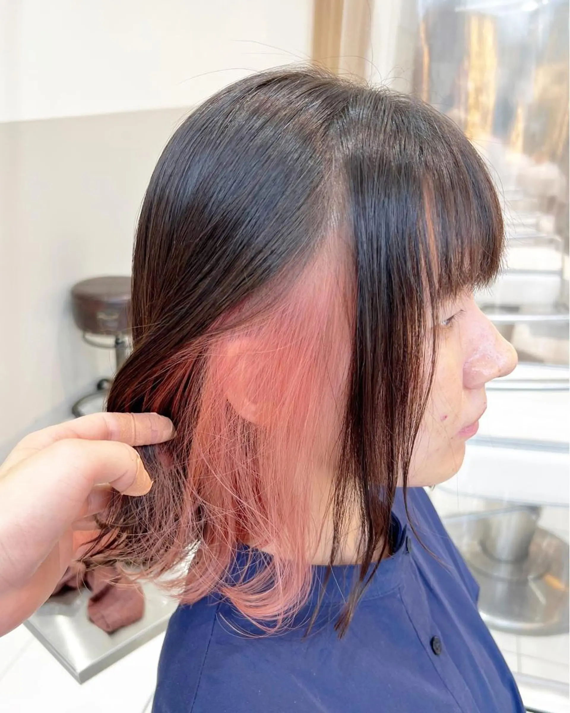 セミロング カラー 💫副店長💫 篠崎 はやとのヘアスタイル