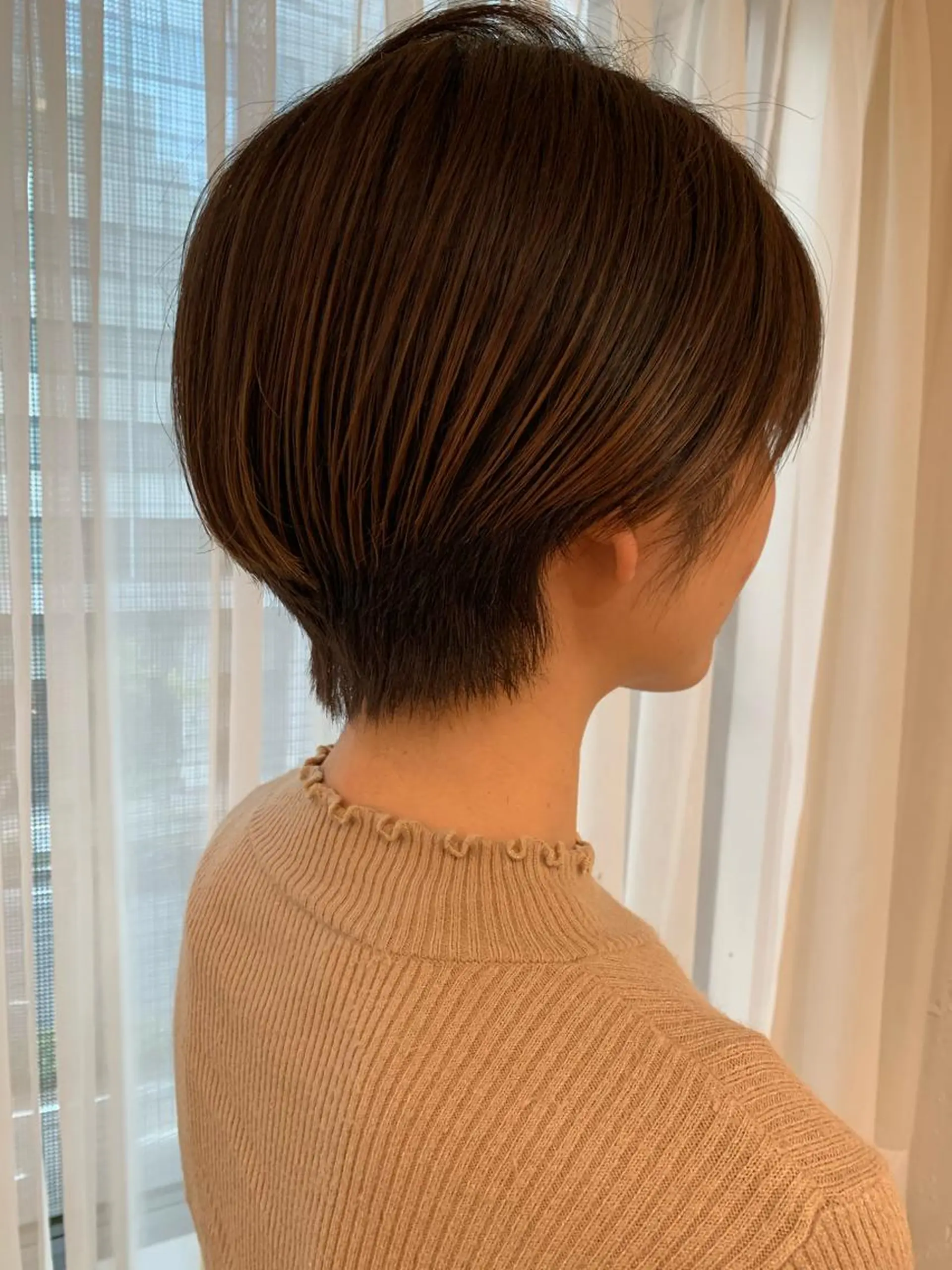 ショート GO TODAY  SHAIR SALON 梅田NU茶屋町店所属・田中成美/レイヤー カット/透明感カラーのヘアスタイル