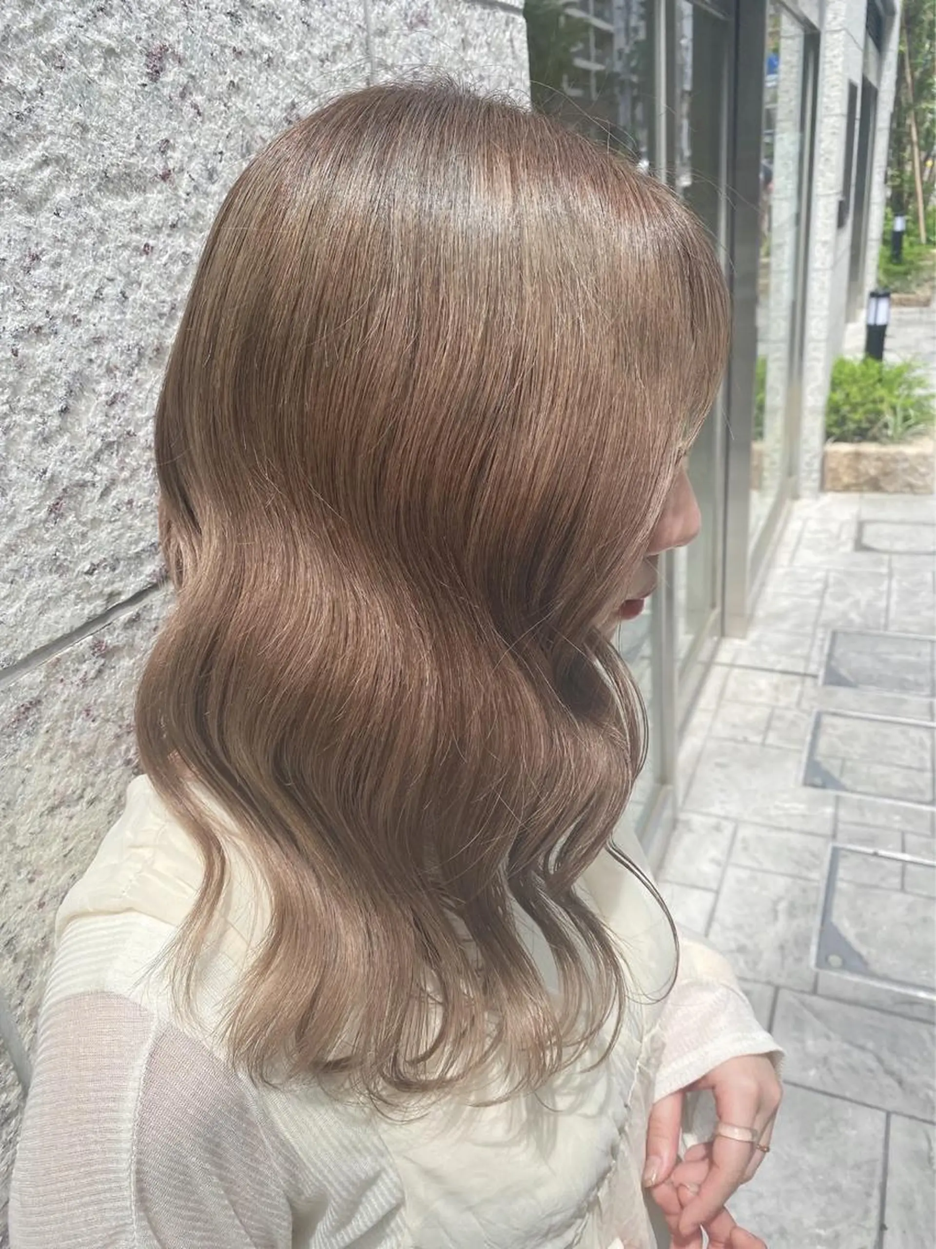 ロング カラー ヘアカラー 韓国透明感カラー🌀 yuukiのヘアスタイル