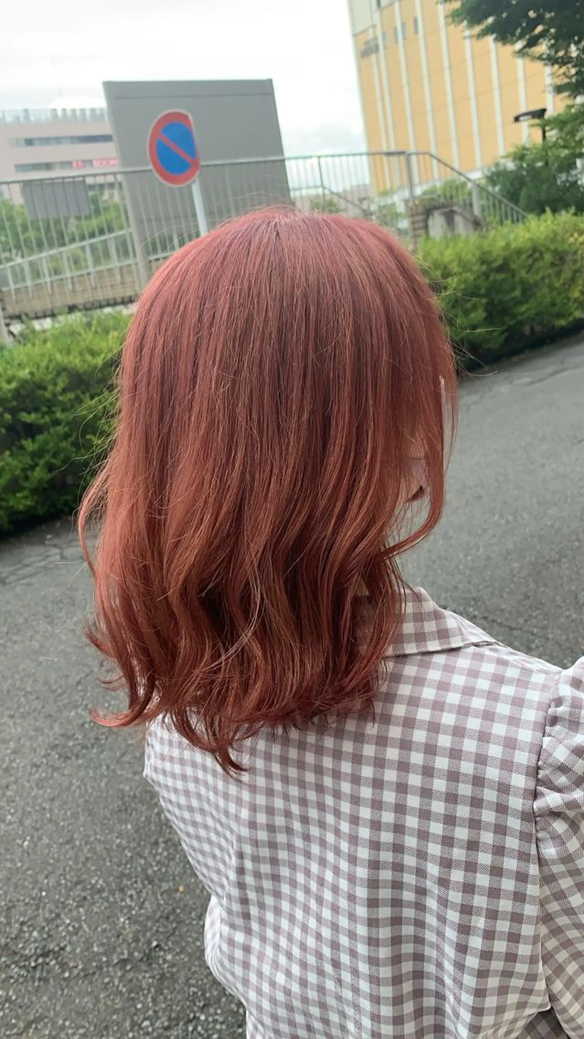 セミロング カラー ブリーチ ケアブリーチ ピンクカラー 🌈re-room EIKI🇰🇷のヘアスタイル