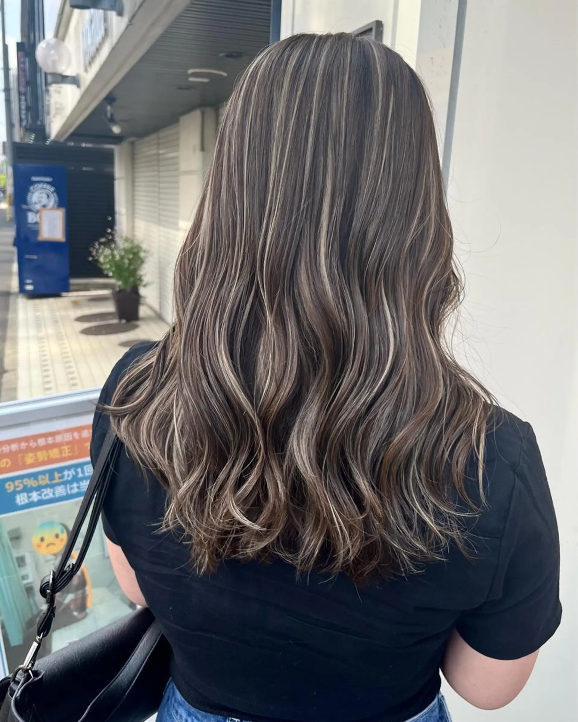 ロング ハイライト KANA🎀韓国 🇰🇷ハイライトのヘアスタイル