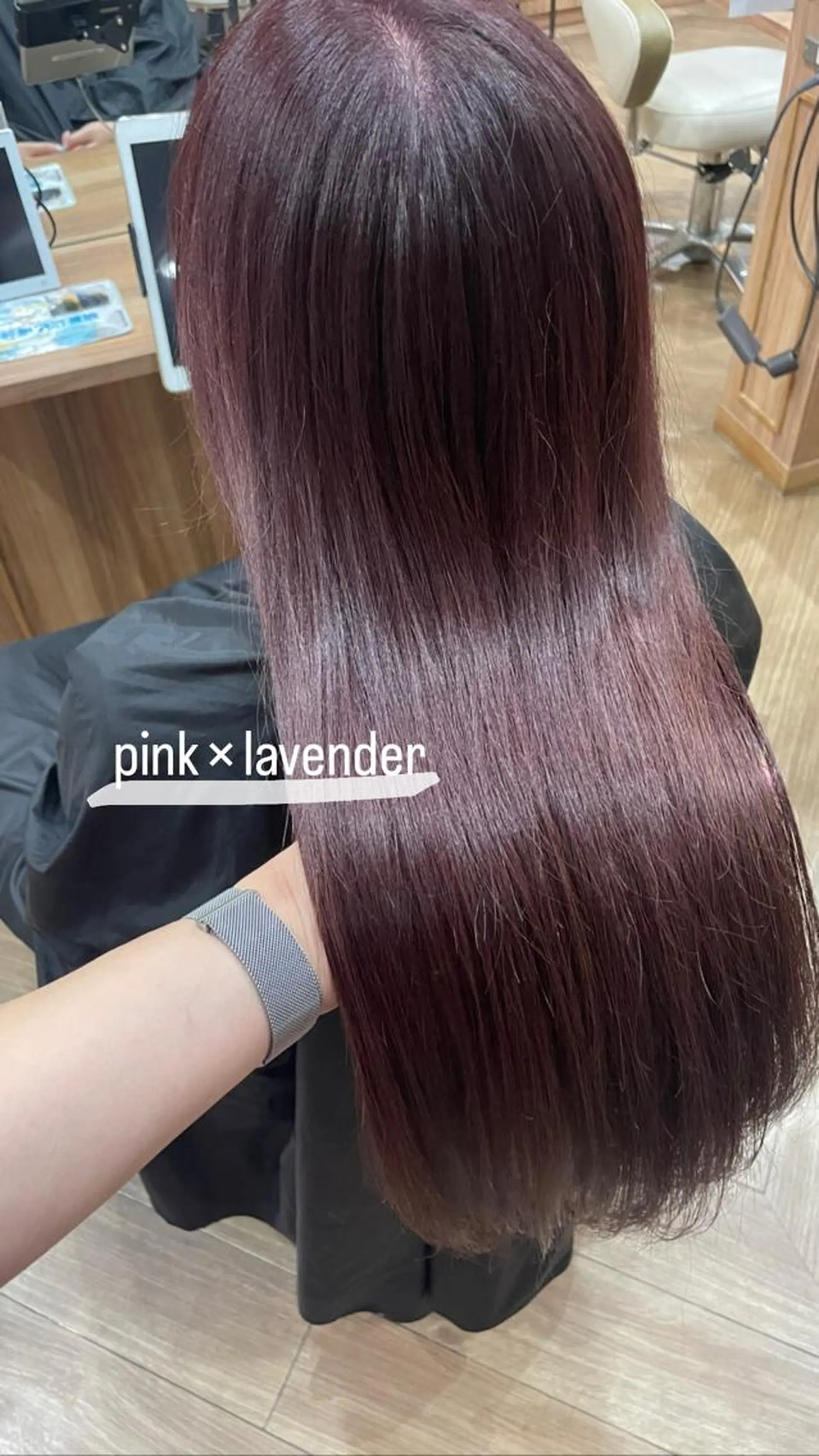 ロング カラー ブリーチ Ansur mimi所属・堀口 鈴花のヘアスタイル