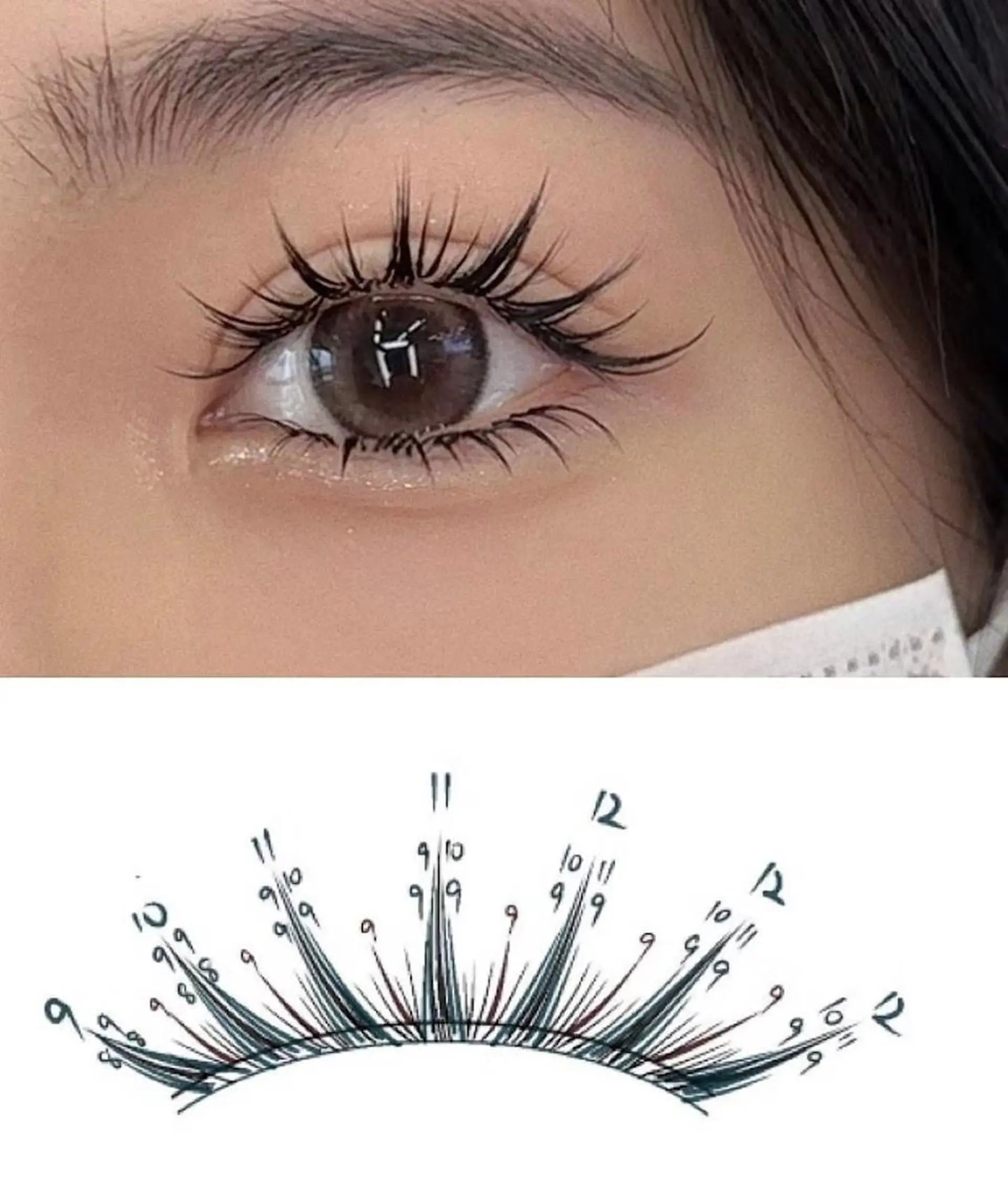 マツエク・マツパ ワンホンマツエク AB マツエクネイルサロンのマツエク・マツパデザイン