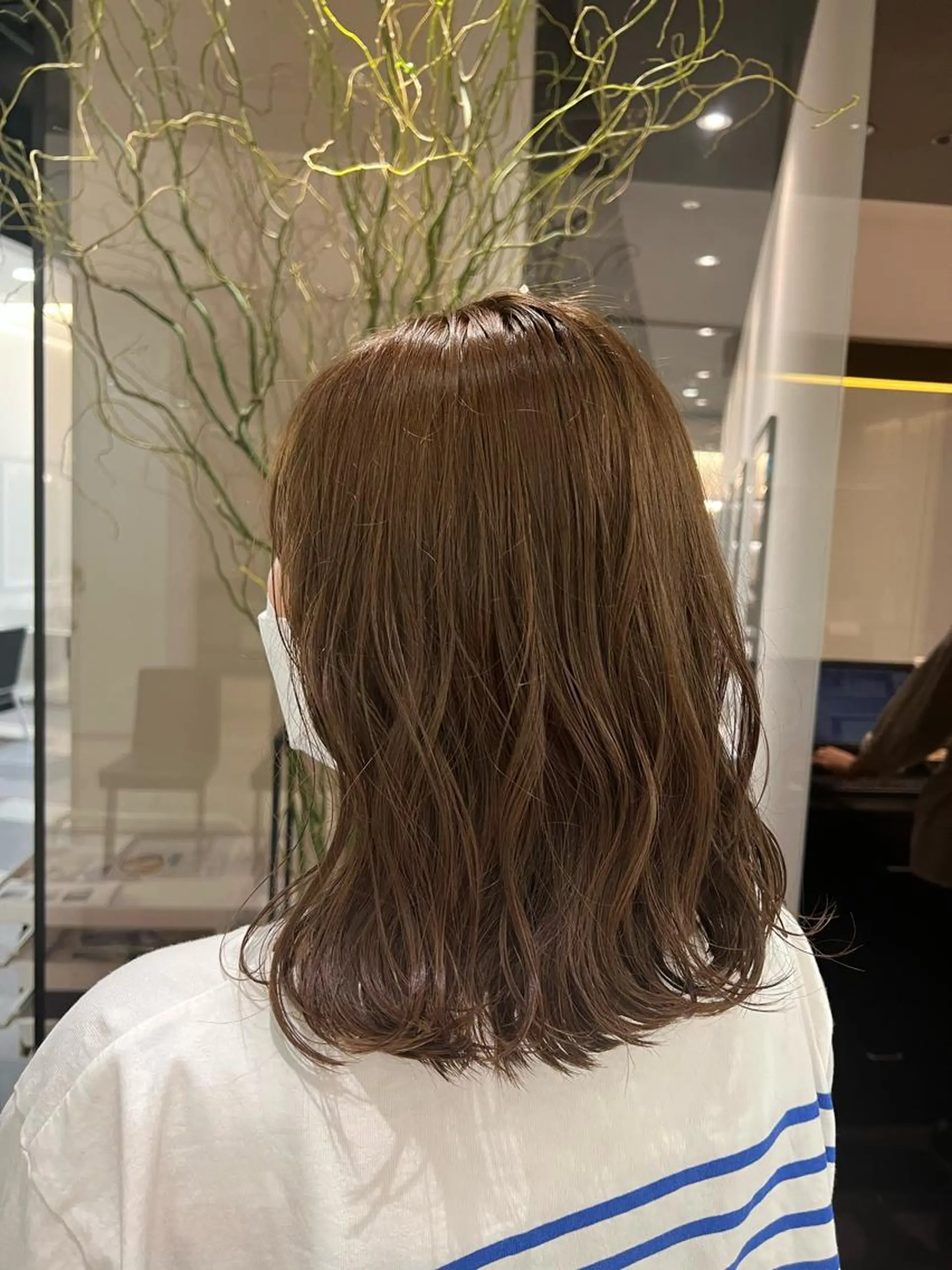 ミディアム パーマ 💎K-two名古屋 安田ちづる💎のヘアスタイル