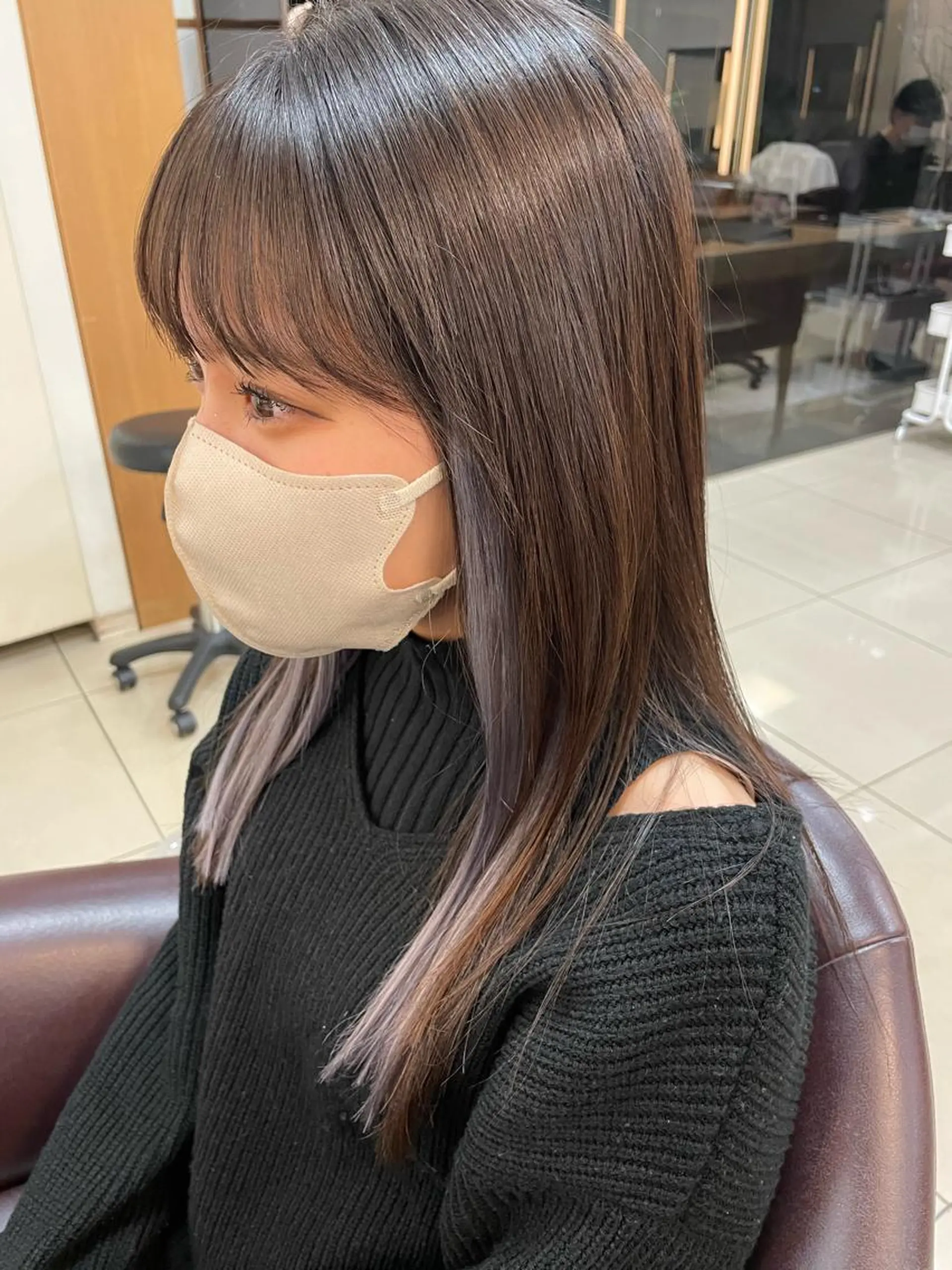 セミロング haf店長 ✂︎タカハシレン✂︎のヘアスタイル