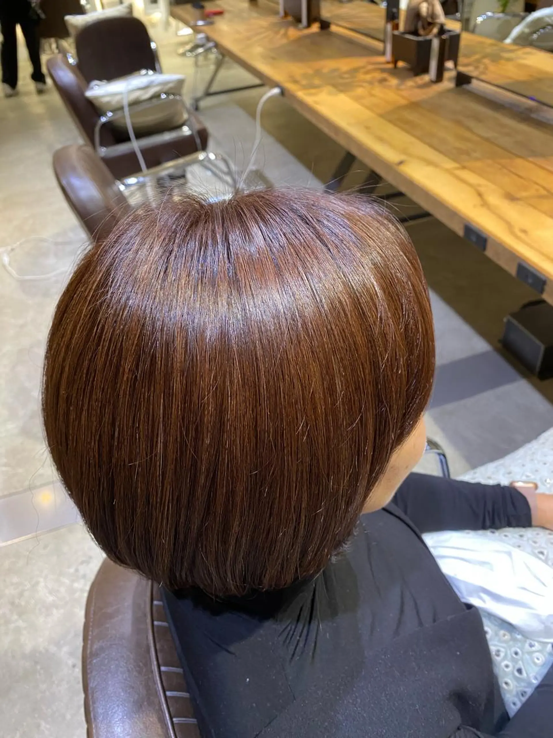 ショート 顔周りカット GLAD所属・ナガヤマ ミユのヘアスタイル