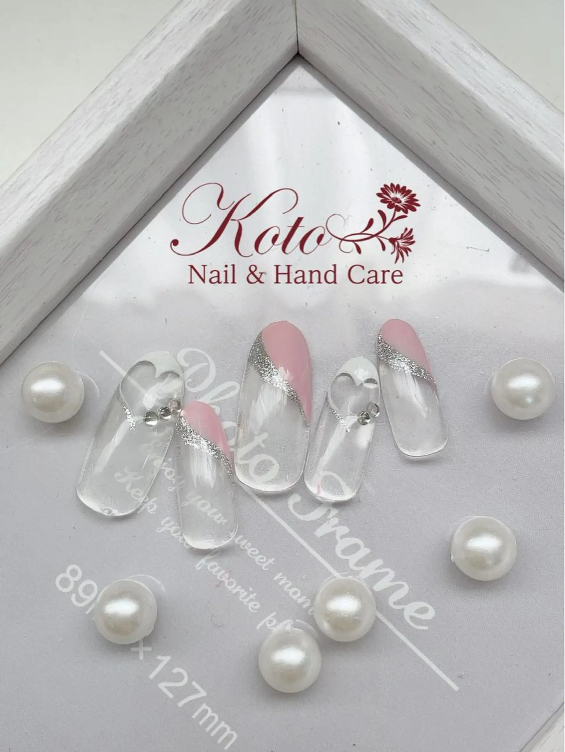 ネイル 長さ出し フットネイル フレンチネイル ジェルネイル 韓国ネイル Risa ネイルサロンKOTOのネイルデザイン