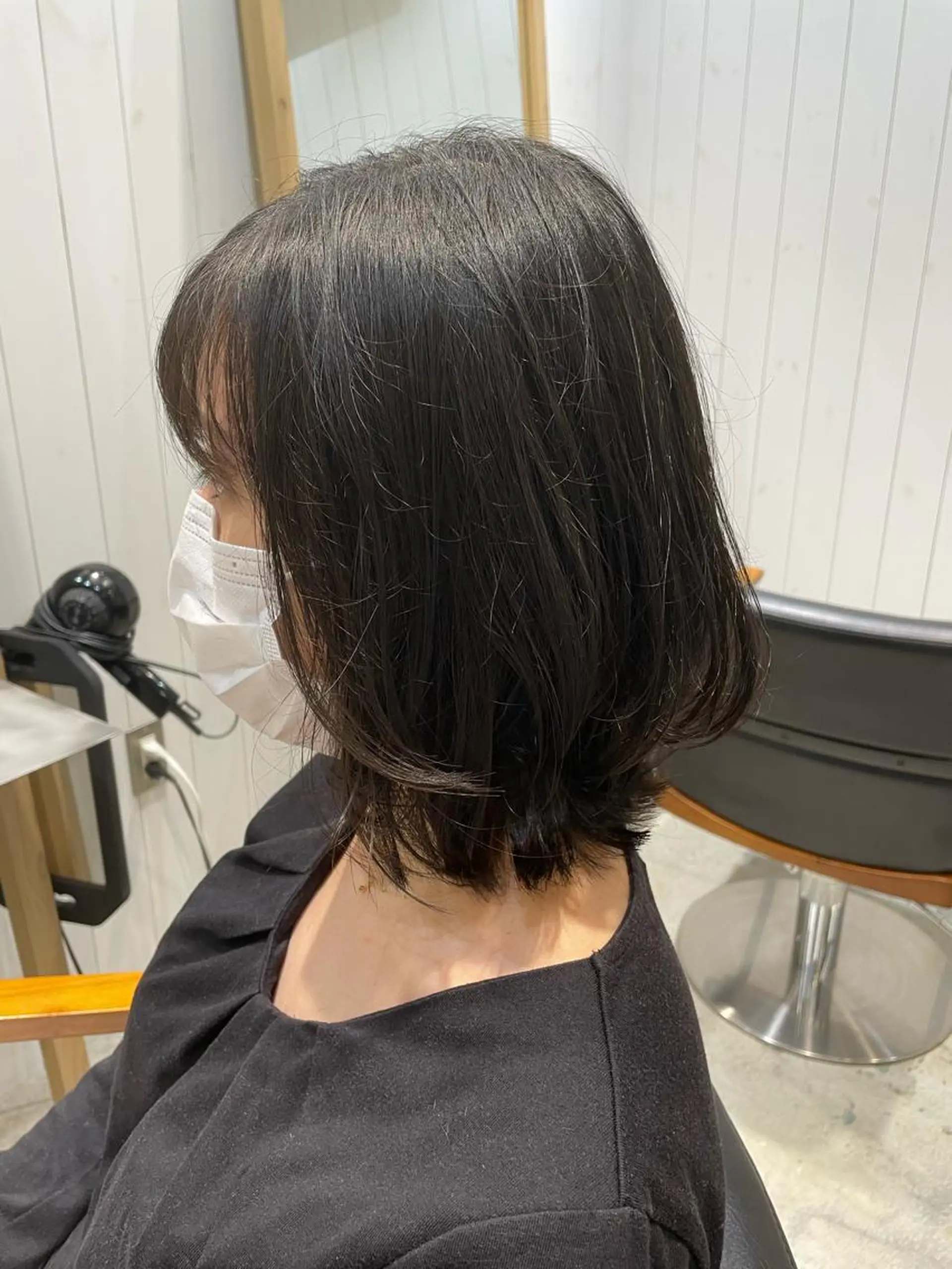 ショート ボブ くびれヘア ヒロミ/アレンジ/ アンニュイ/透け感のヘアスタイル