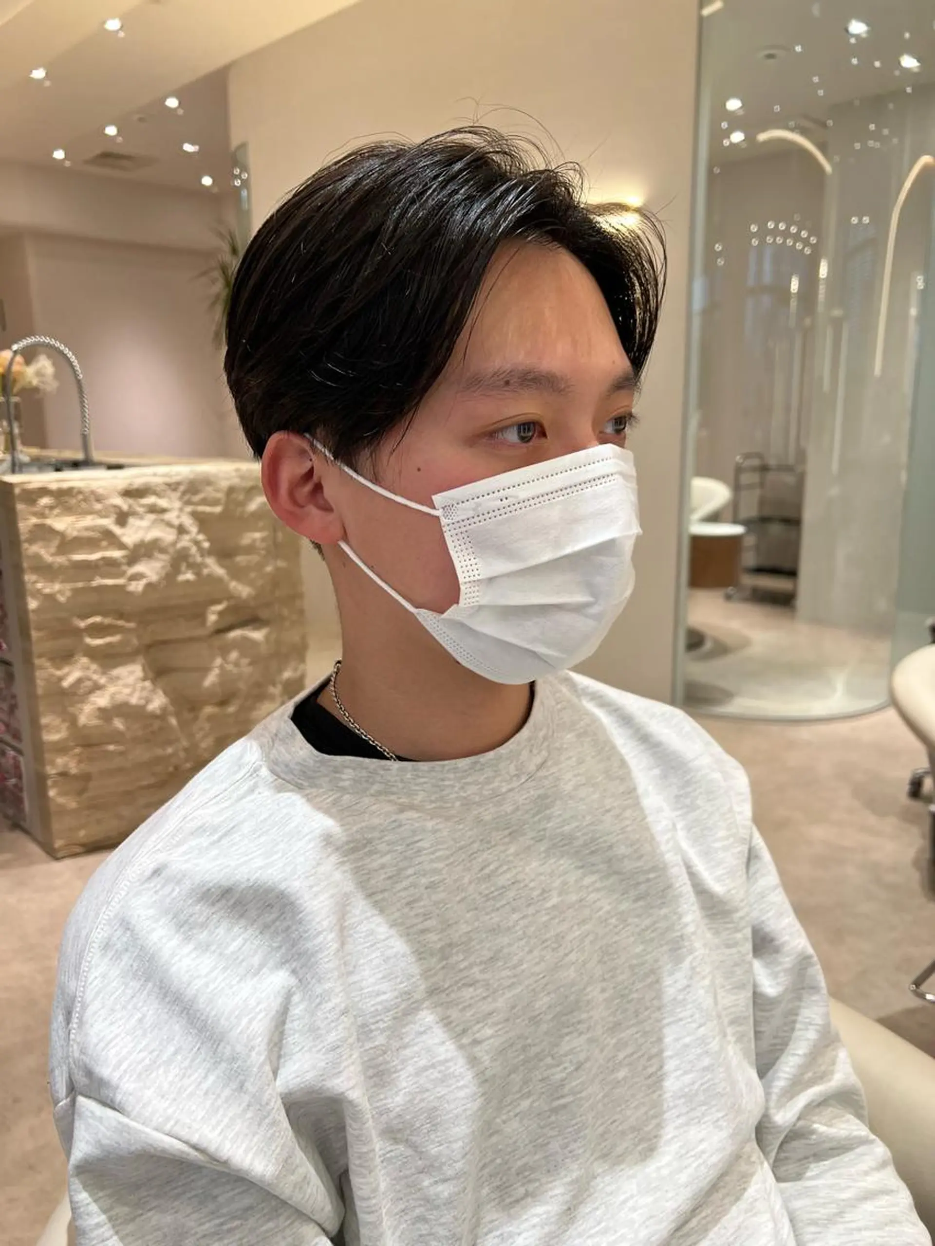 ショート パーマ メンズ カット トリートメント ヘアセット 韓国レイヤー🇰🇷 韓国研修◎渋谷カイトのヘアスタイル