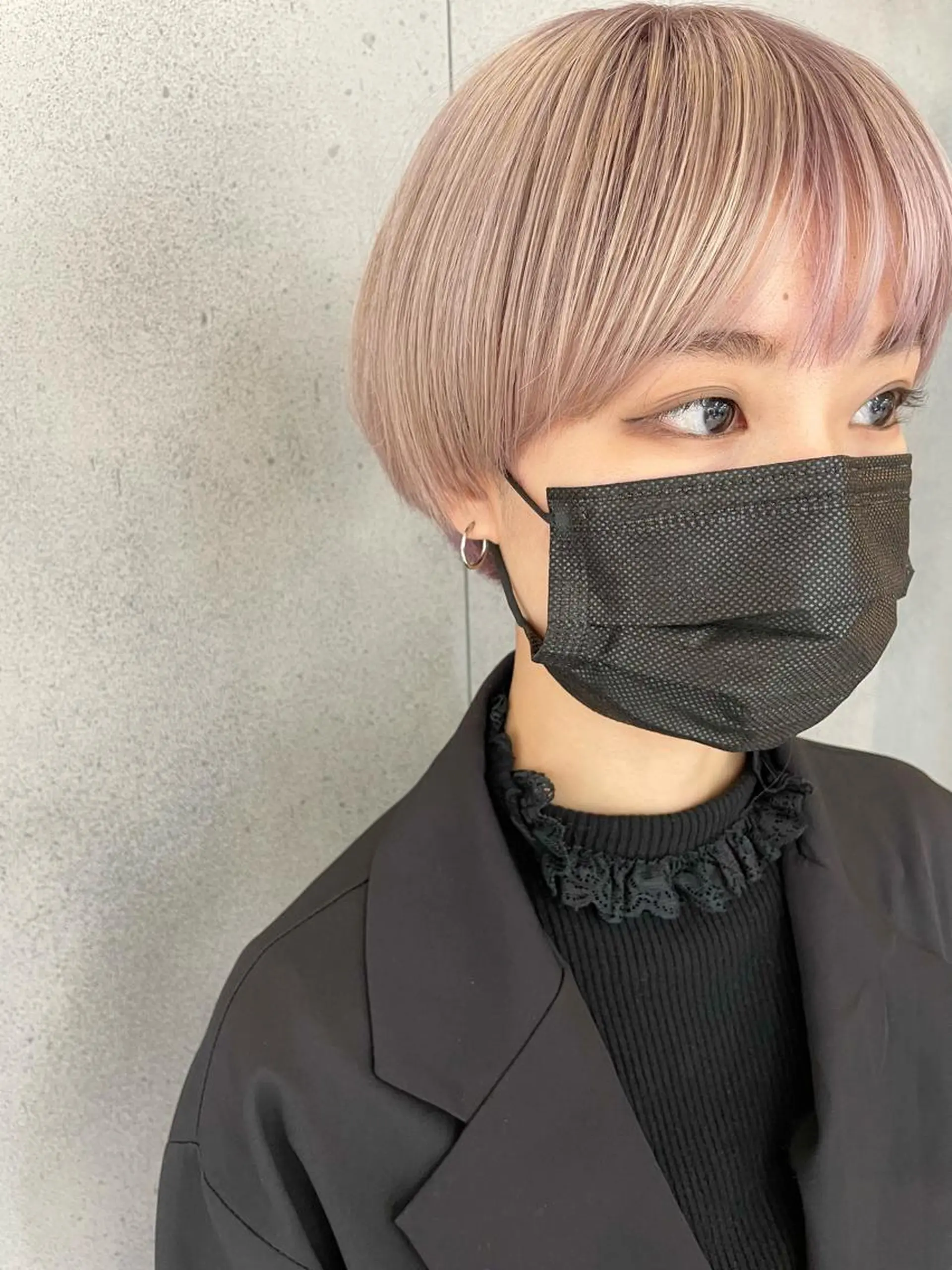 カラー 骨格診断で絶対可愛い ✨丸みショート✨凌弥のヘアスタイル