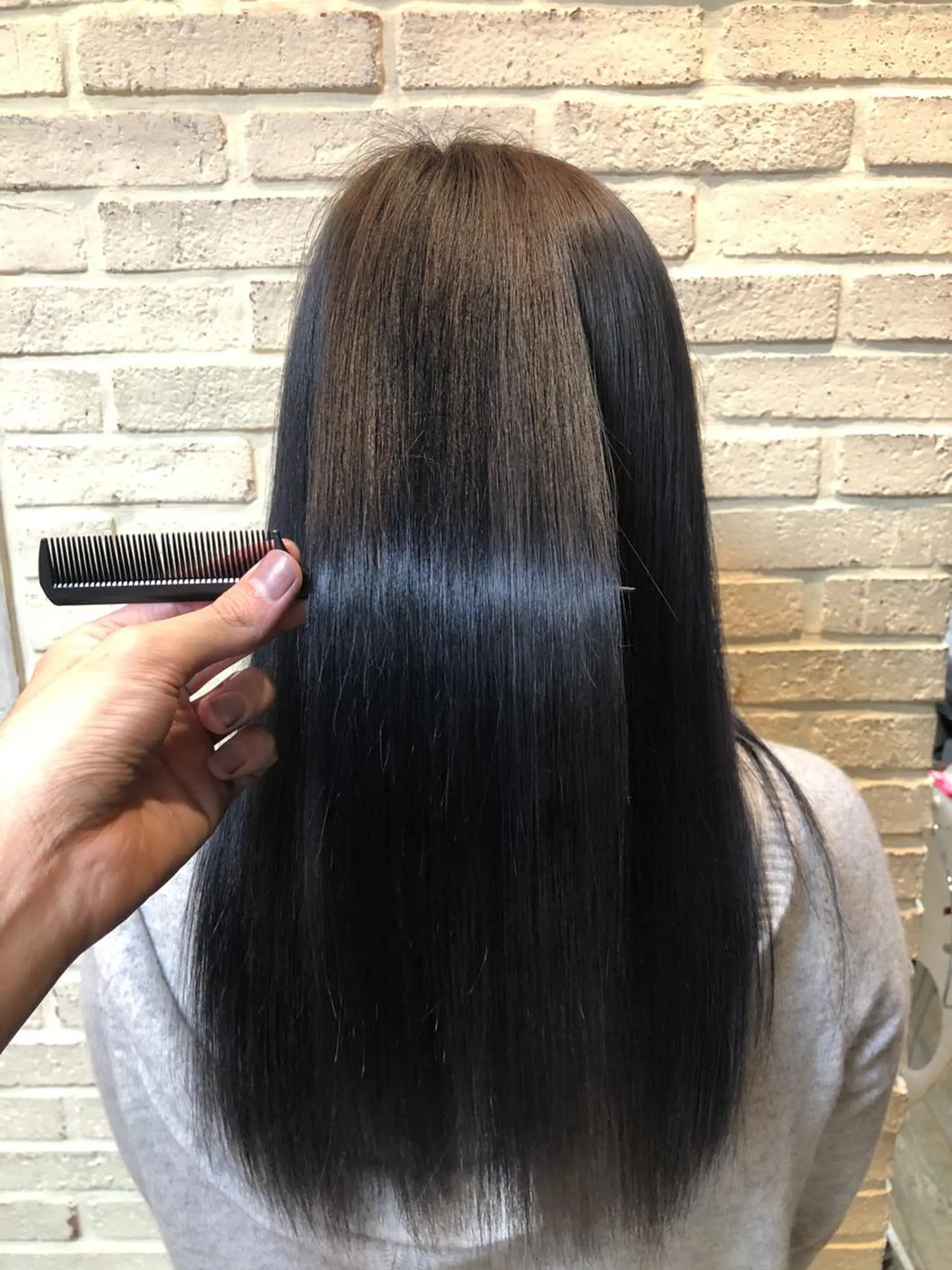 セミロング パーマ 大人艶カラー/ ショートカット　辻岡のヘアスタイル