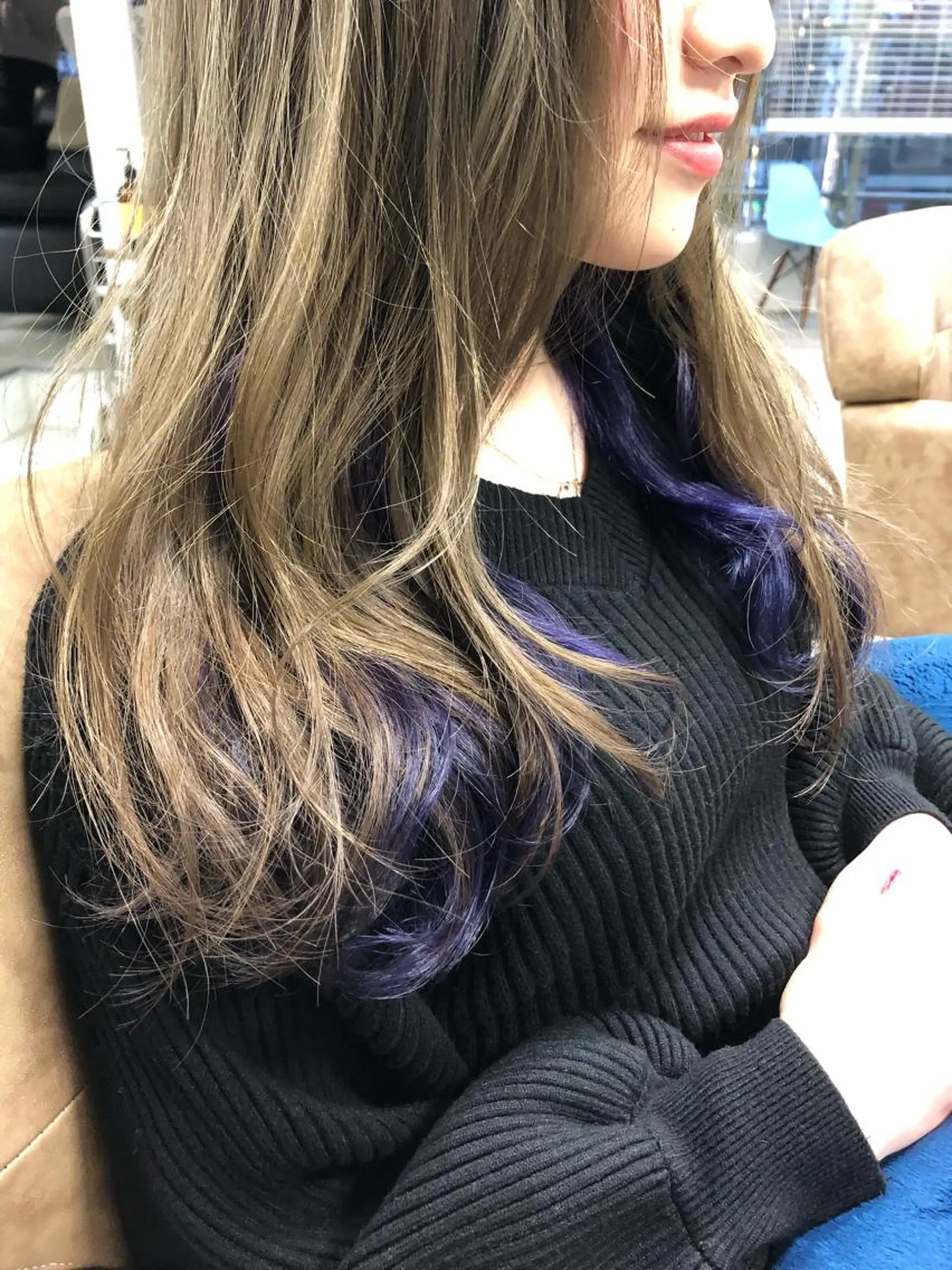 ロング カラー インナーカラー SALOWIN三軒茶屋店所属・髪質改善/艶髪 やまなかのヘアスタイル