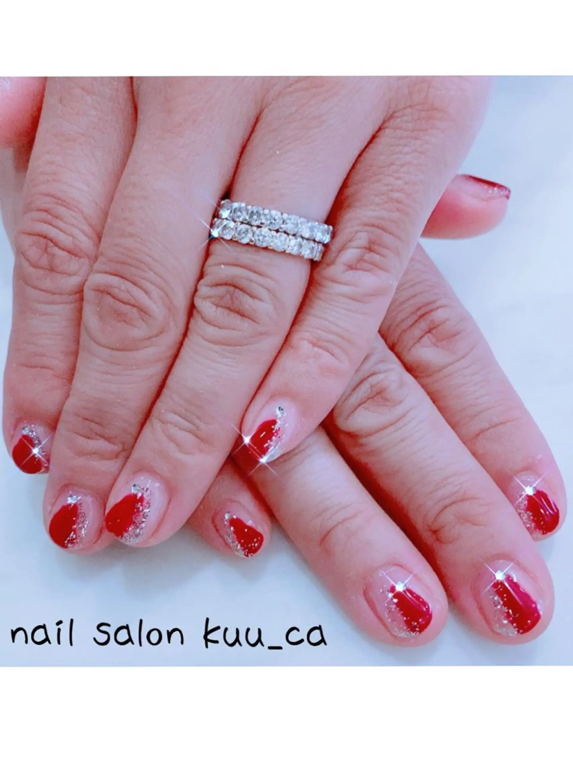 ネイル ストーンネイル nail salon kuu_caのネイルデザイン