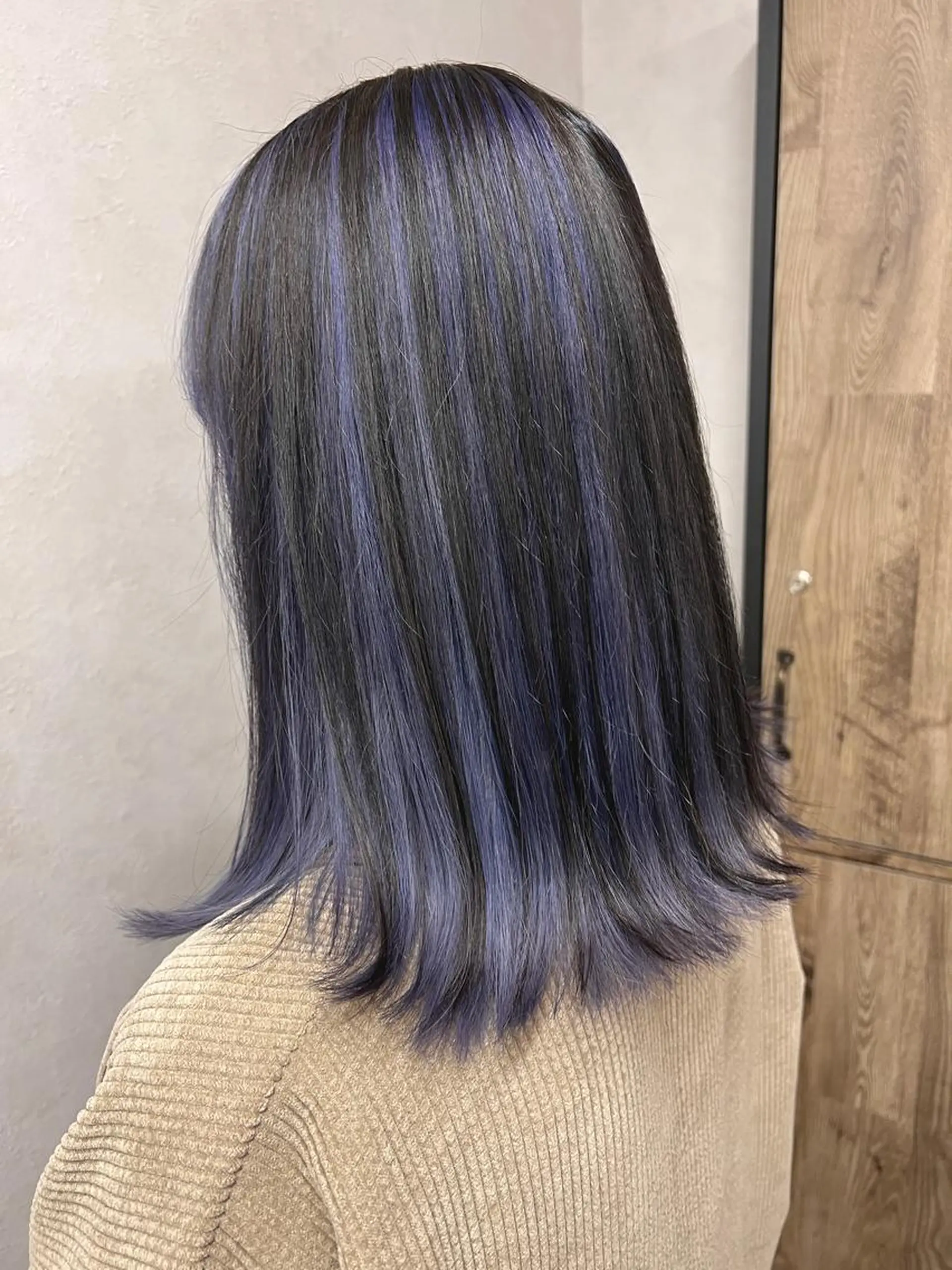 ミディアム カラー バレイヤージュ ブリーチ ケアブリーチ ダブルカラー イヤリングカラー カット ヘアカラー SALOWIN横浜suite店所属・🌷かわばた めい🌷のヘアスタイル