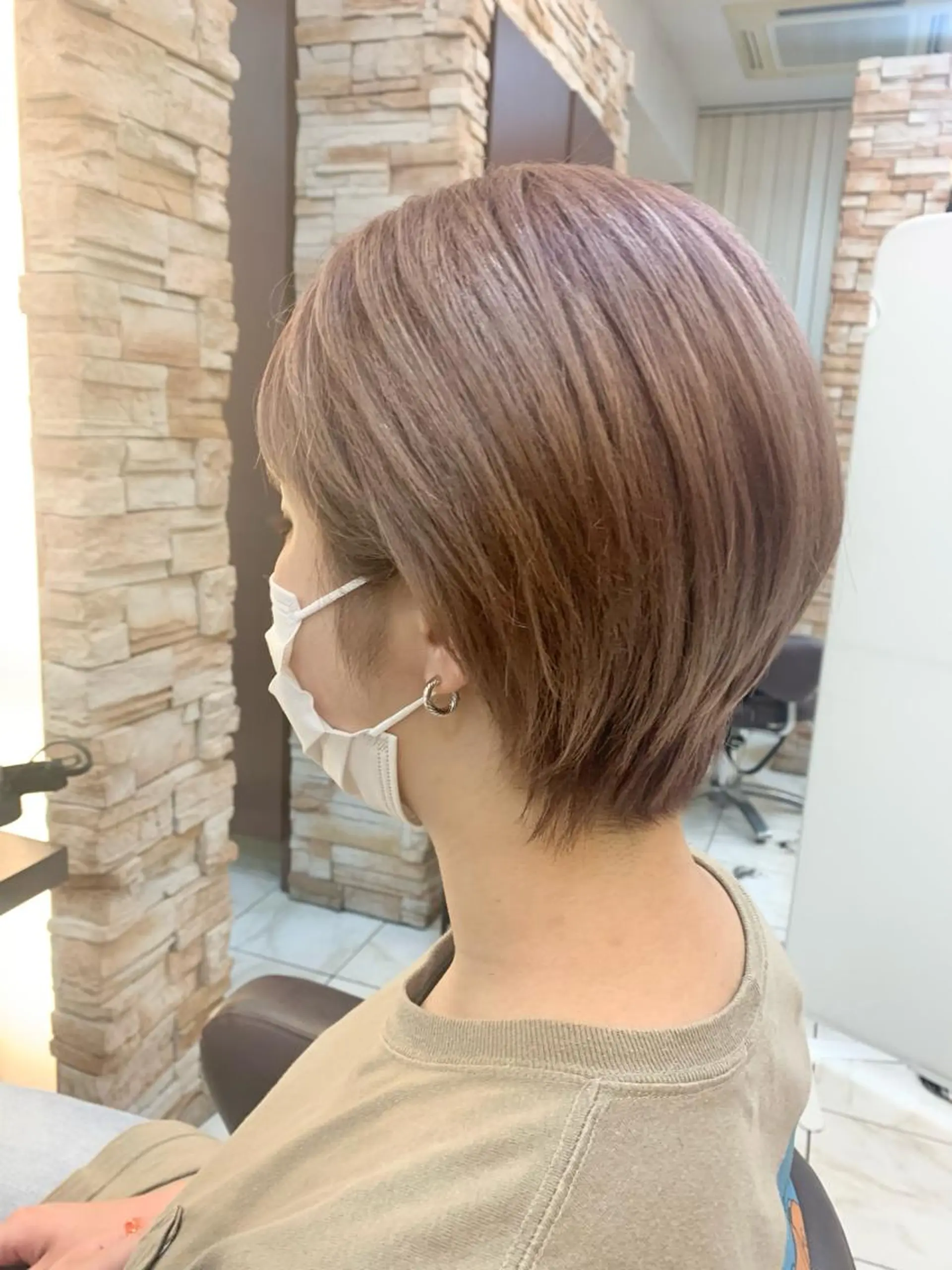 ショート 福原遼華/小顔ショー ト/髪質改善のヘアスタイル