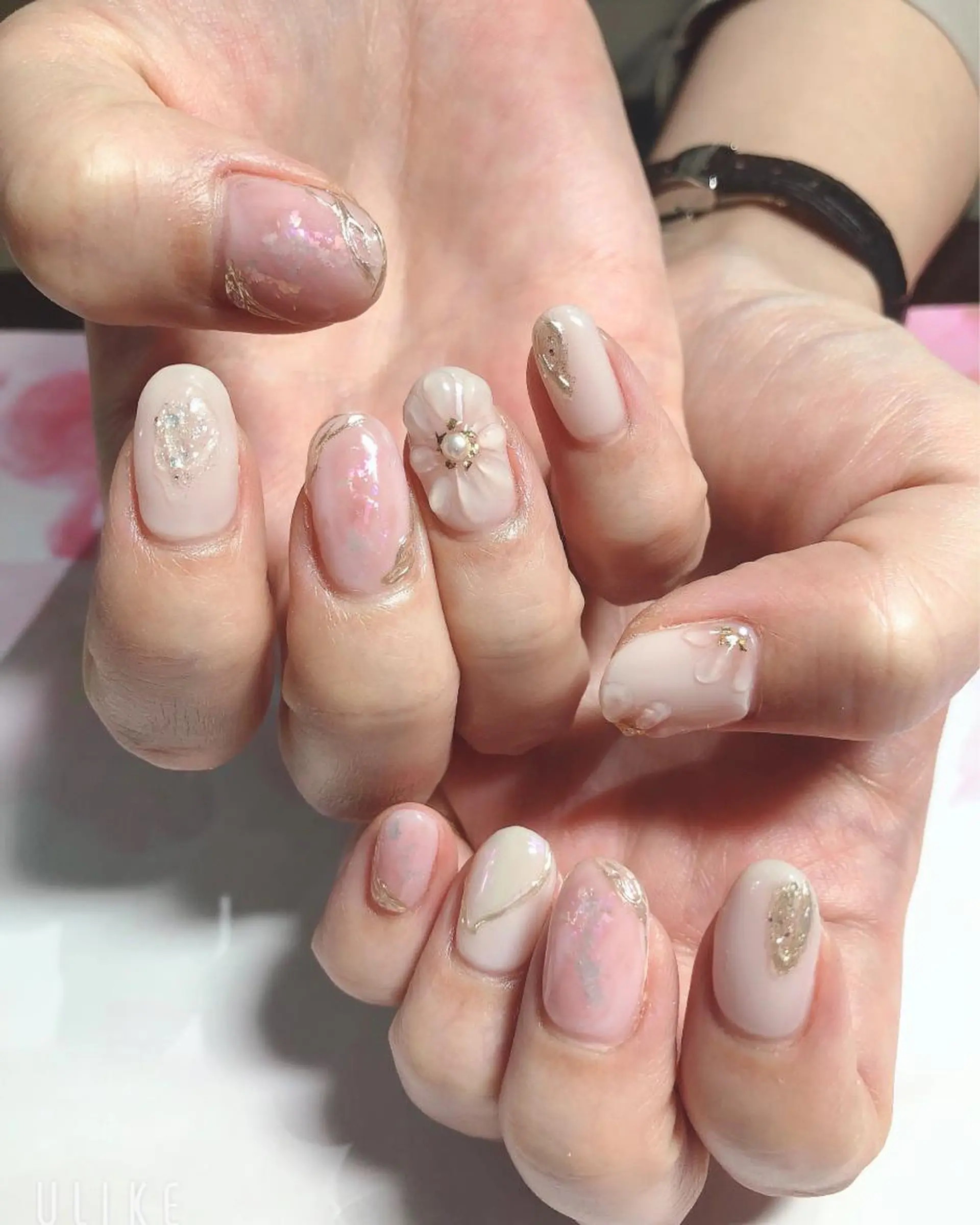 ネイル フラワーネイル ぷっくりネイル ハンドネイル 吉野✨ ネイルデザイナー✨のネイルデザイン