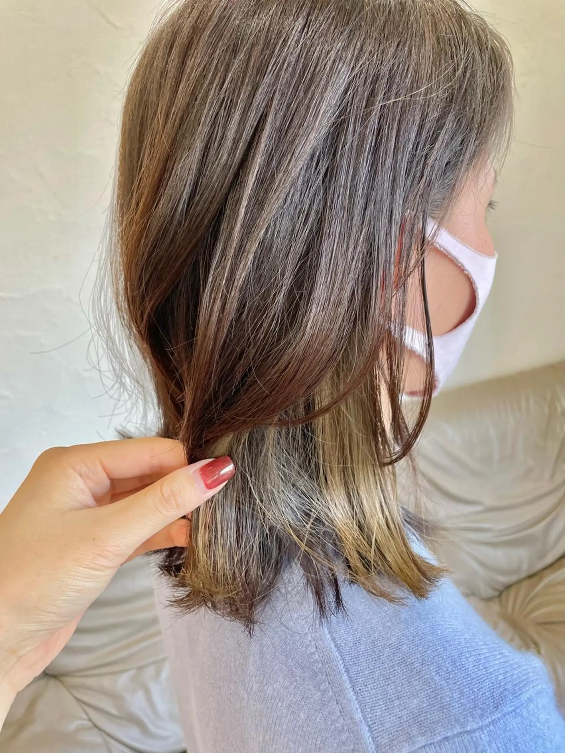 ミディアム カラー FELICE of hair所属・FELICE of hair 田口千尋のヘアスタイル