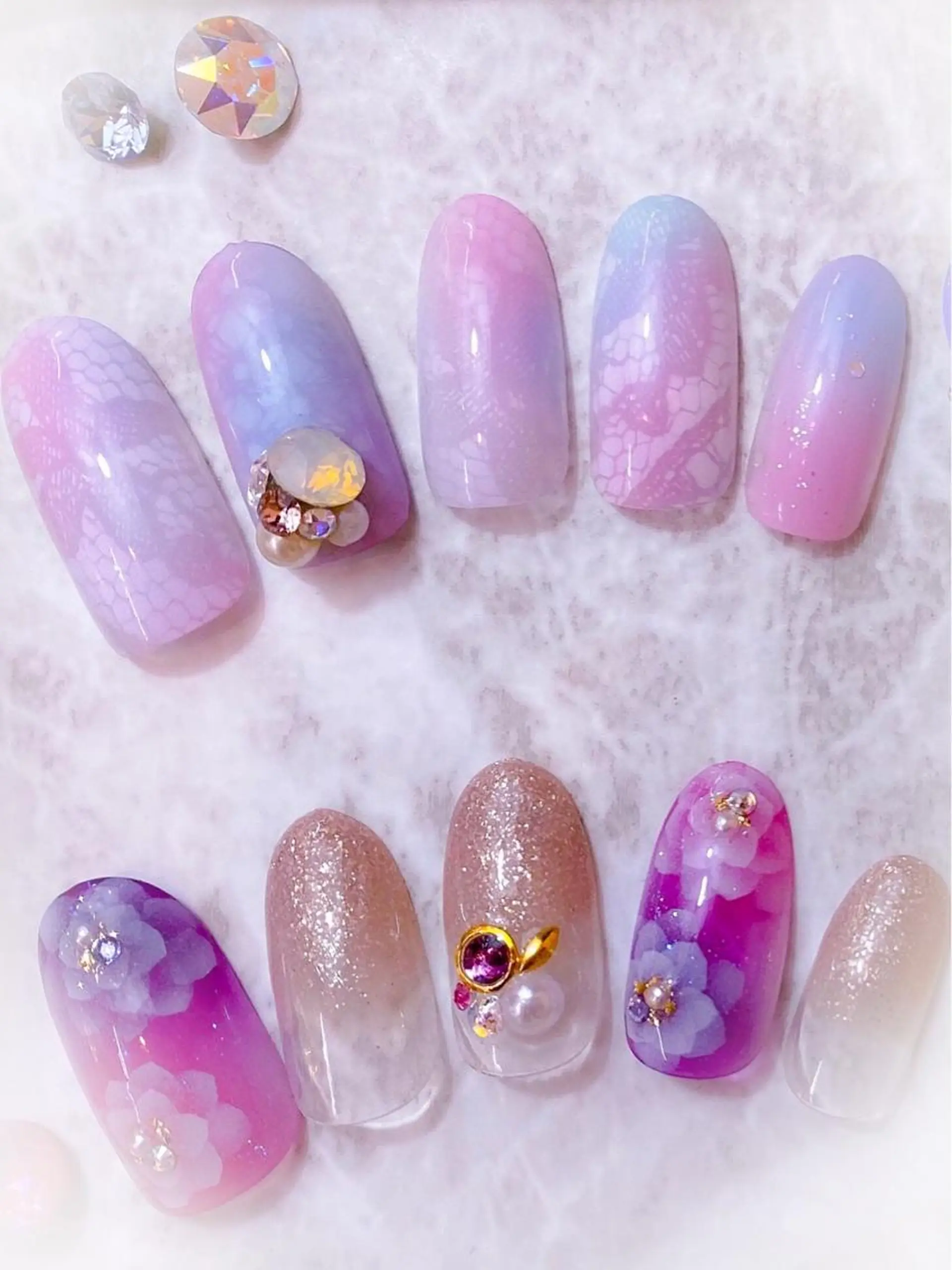 ネイル アートネイル ボガスティーズネイル 川崎店のネイルデザイン