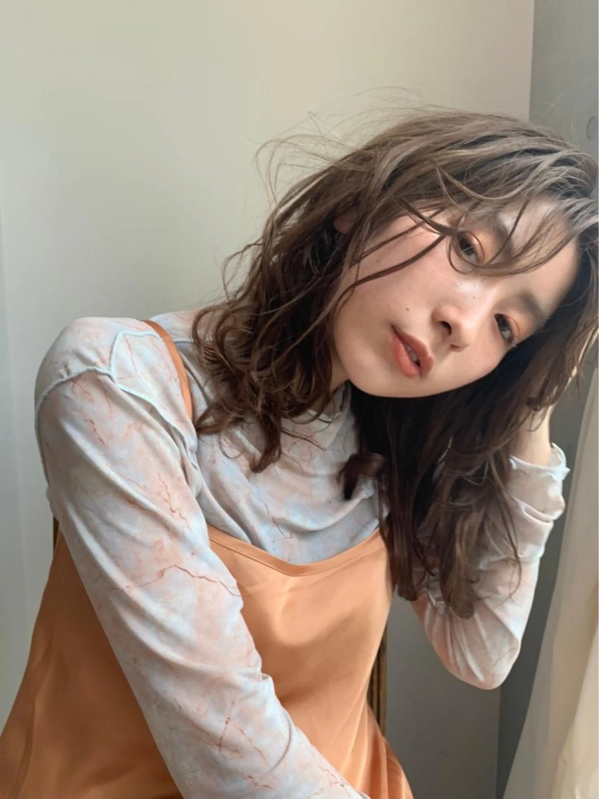 セミロング カラー Asti  blanche所属・ショート/ブリーチ mizuki🐋のヘアスタイル