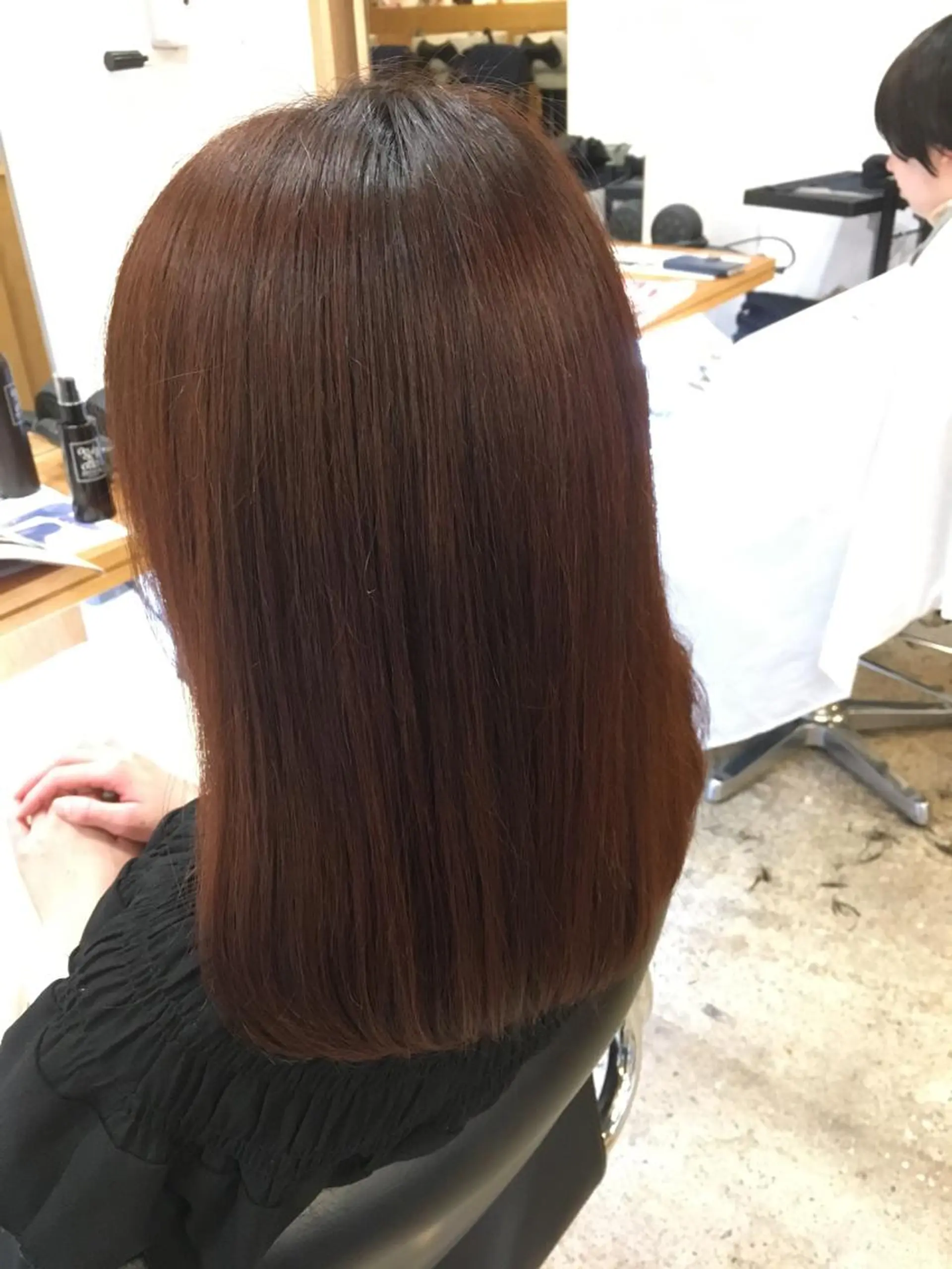 ミディアム カラー アッシュ ピンクカラー ピンクアッシュ メンズ眉毛ITSUK Iメンズ専門　新宿の眉毛・アイブロウイメージ