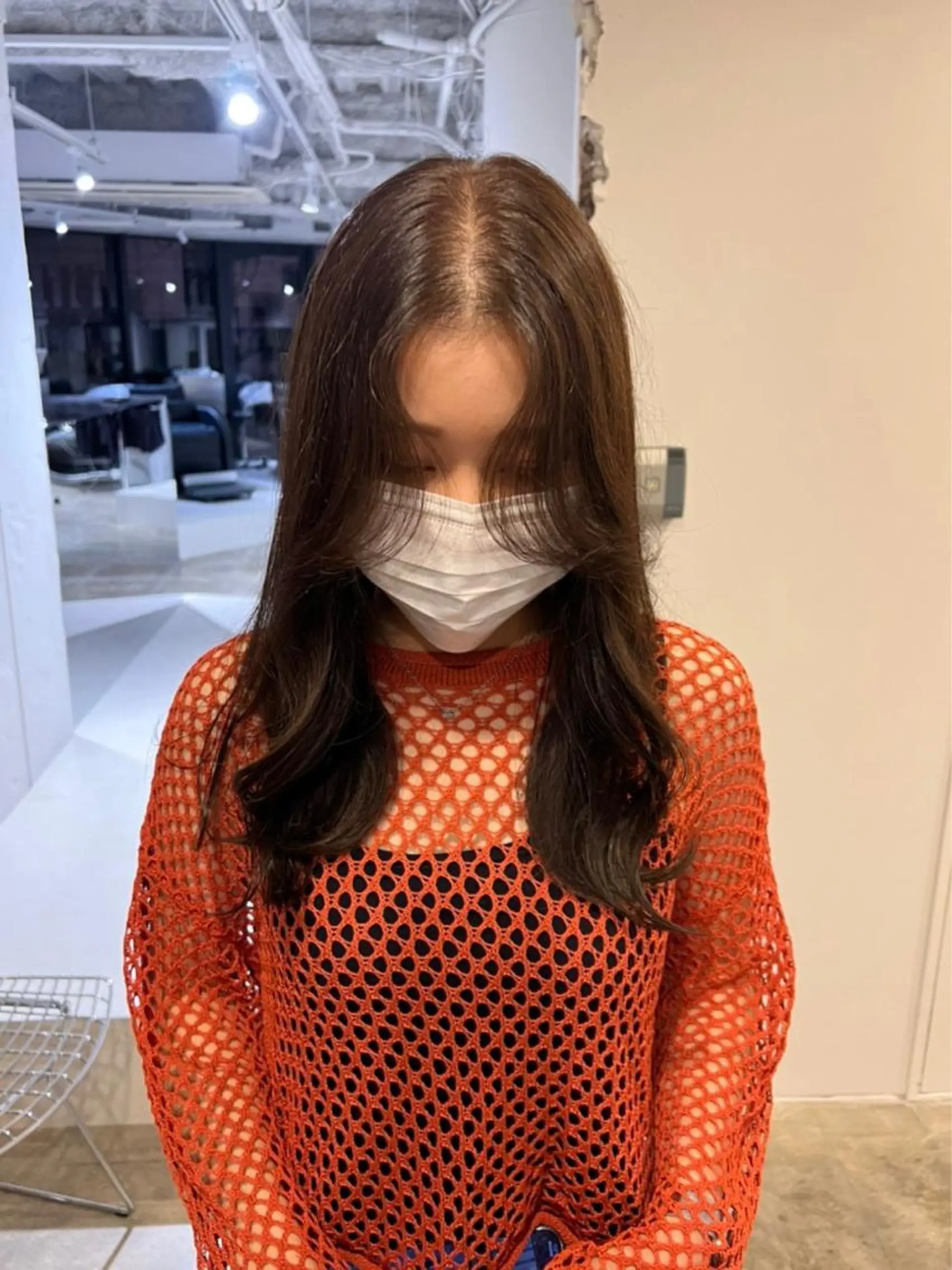 ロング カラー ブリーチ 透明感カラー イルミナカラー ブリーチなしカラー 梅田美容室/レイヤー カット/ナナミ🎞のヘアスタイル