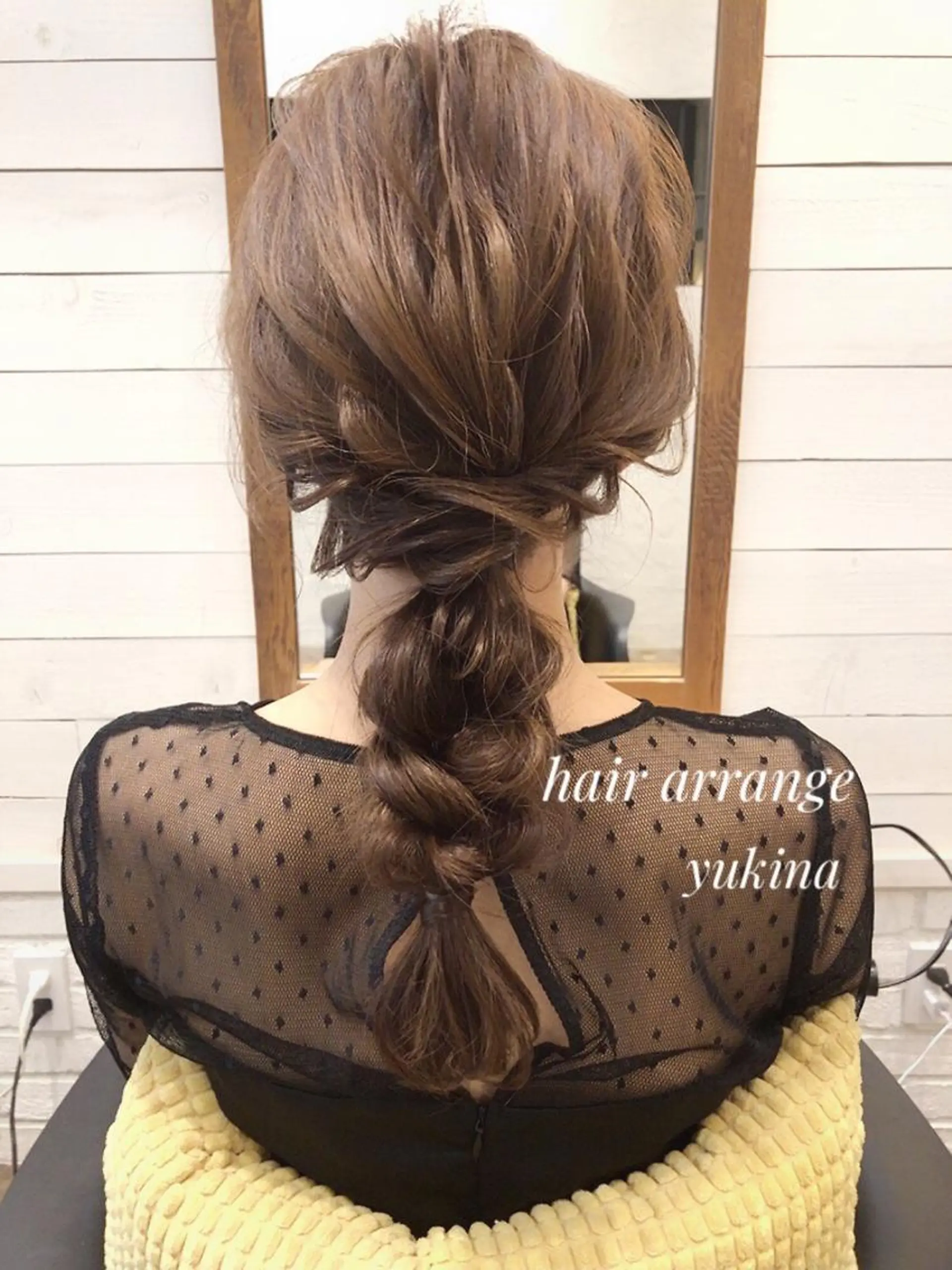 セミロング ヘアセット Hair Salon BOTTOMS所属・✨透明感ケアカラー✨ 長野ゆきなのヘアスタイル