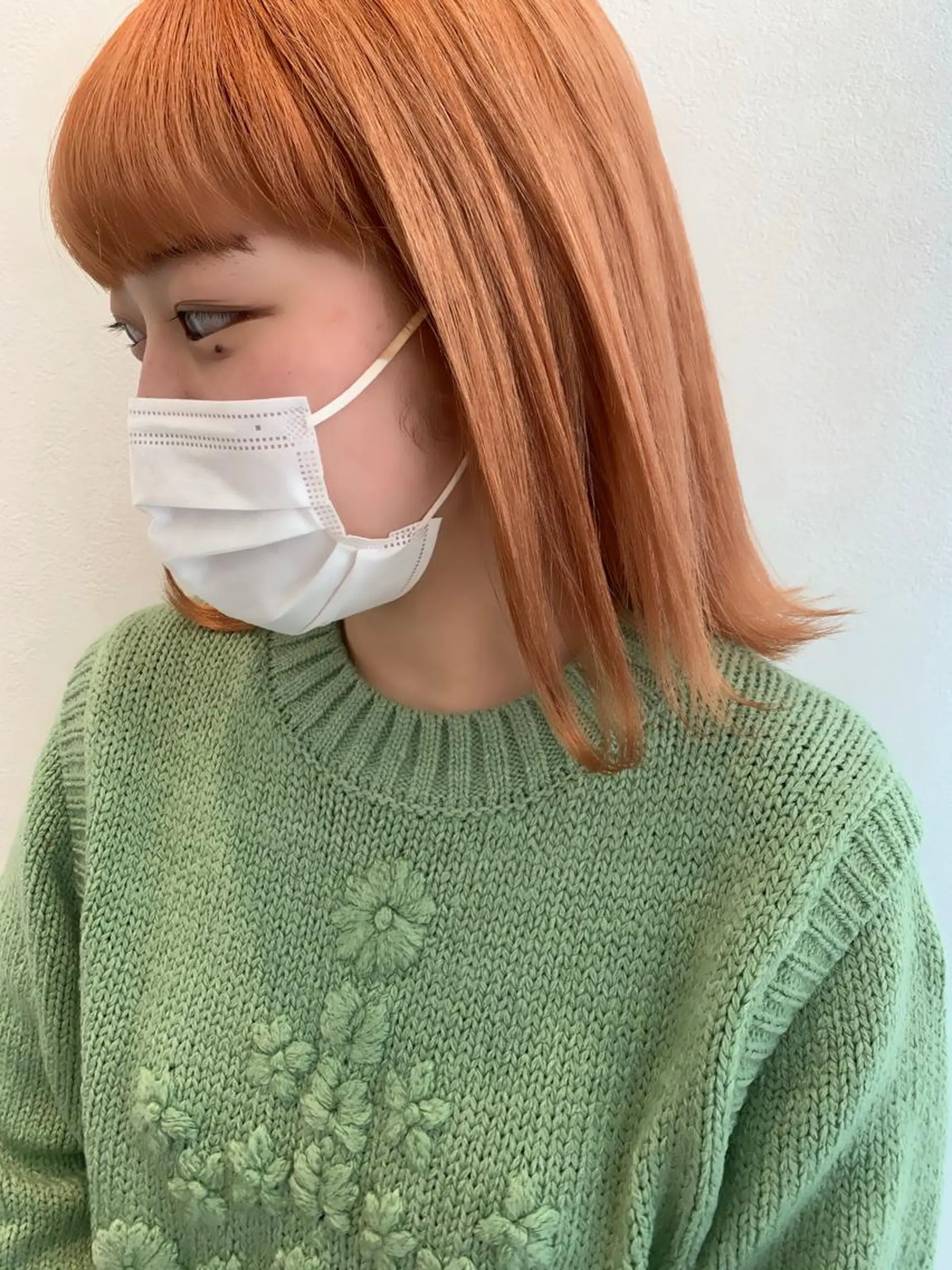 ミディアム ヘアカラー トリートメント 透明感♡︎♡︎ 佐々木早苗のヘアスタイル