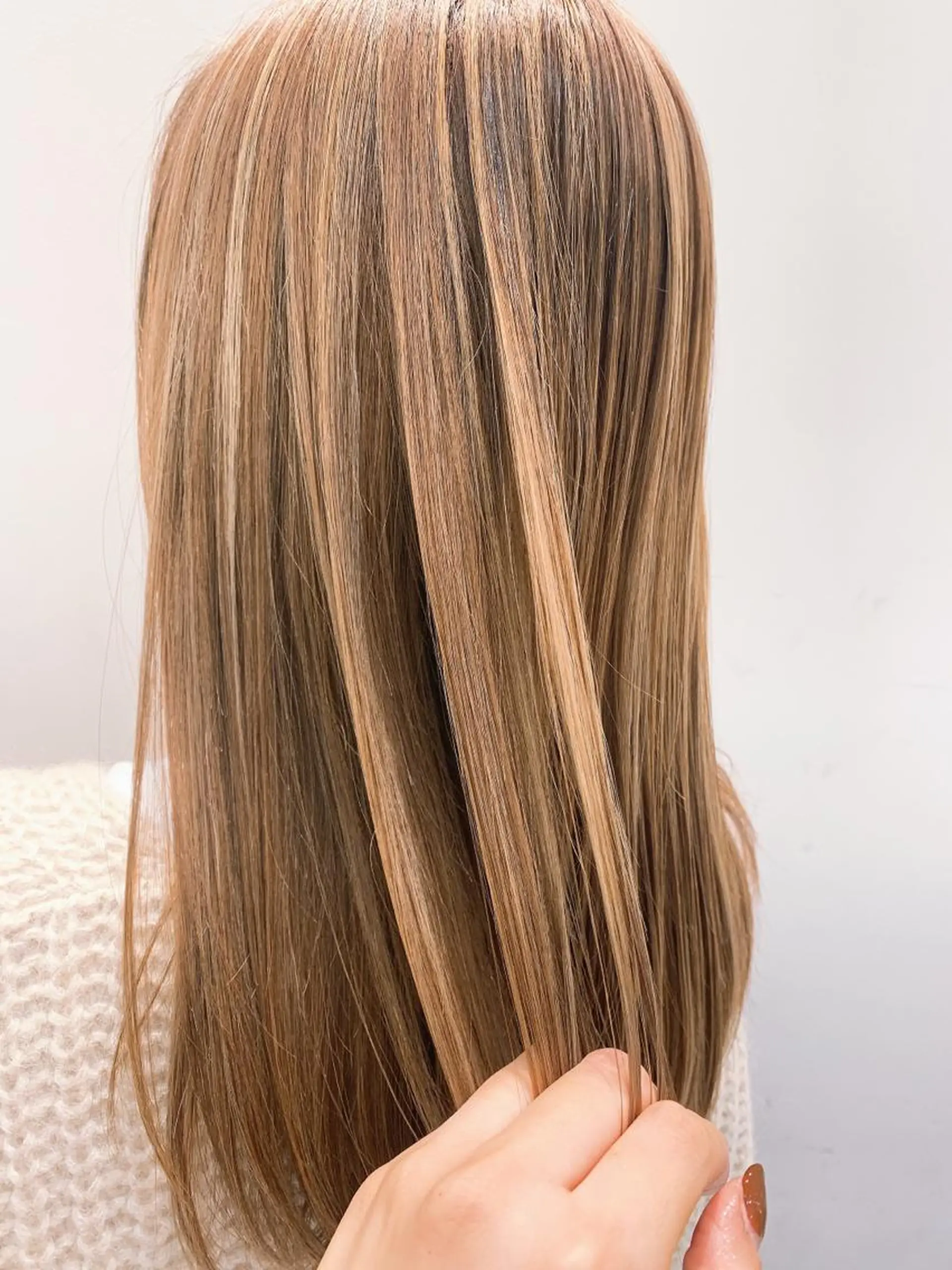 ロング カラー ハイライトカラー ハイライト ヘアカラー トリートメント 🦖鶴岡香純🦖 産休中のヘアスタイル