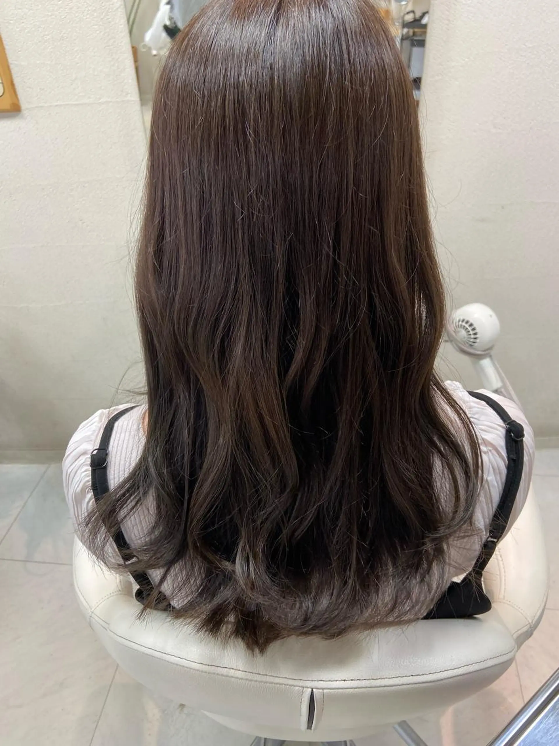 ロング カラー ブリーチ 透明感カラー ブリーチなしカラー ヘアカラー トリートメント 菊地 美憂のヘアスタイル