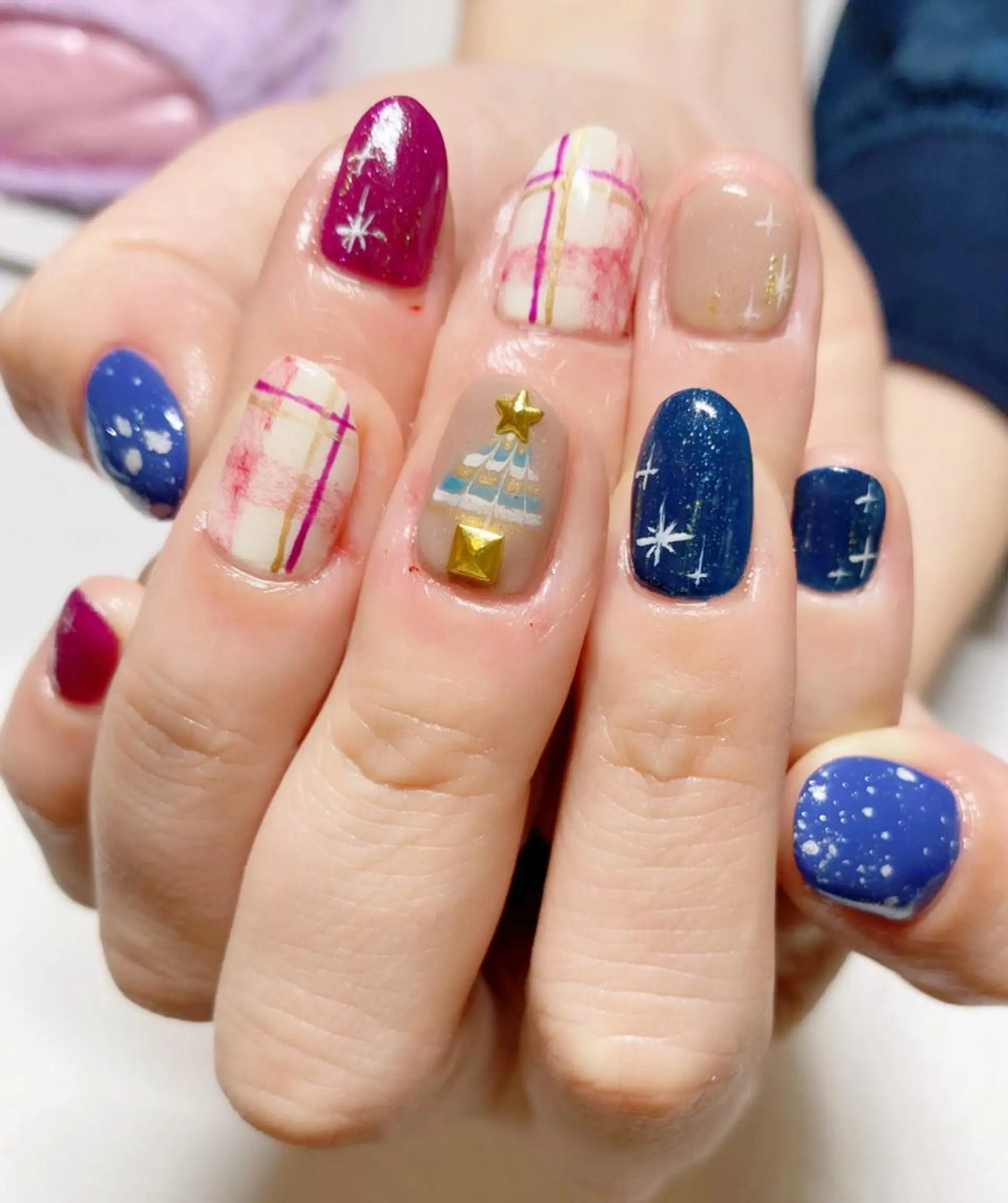 ネイル 冬ネイル クリスマス ハンドネイル ハンドケア u sのネイルデザイン