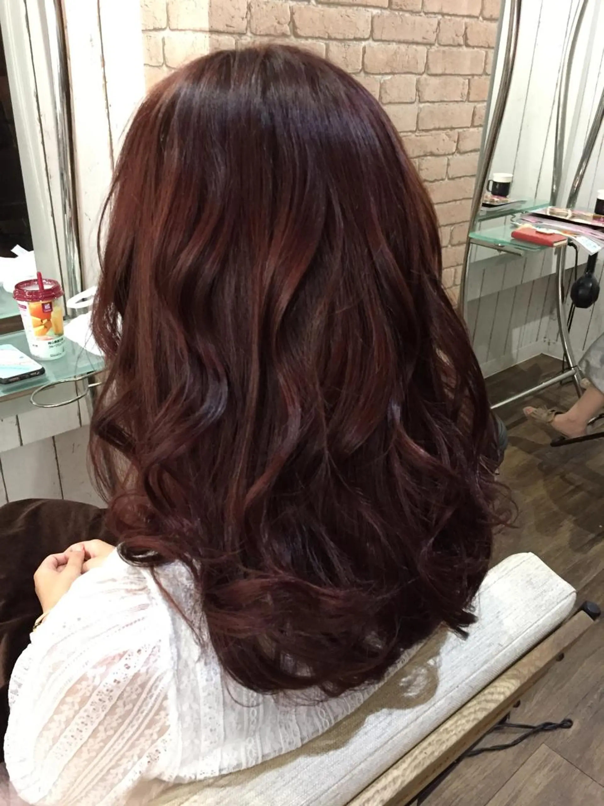 セミロング カット ヘアカラー トリートメント RecheRche 池袋のヘアスタイル