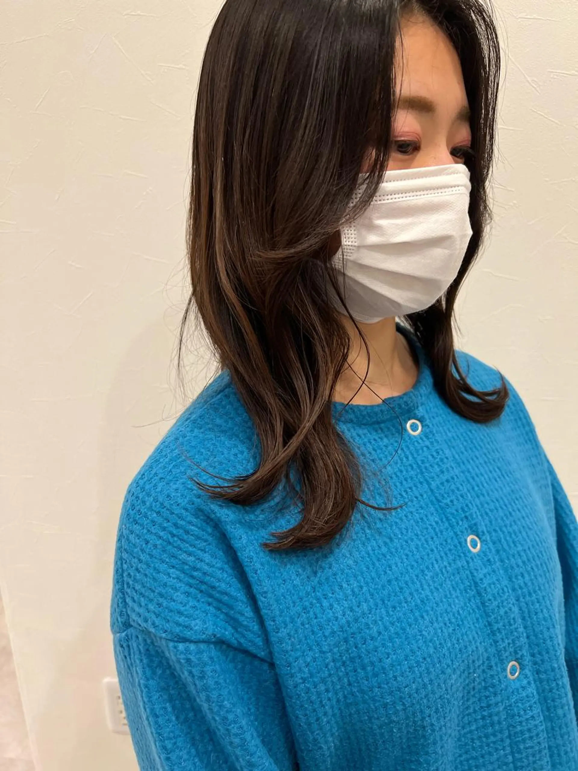 セミロング Loem【ロエム】所属・RINA 【Loem】のヘアスタイル