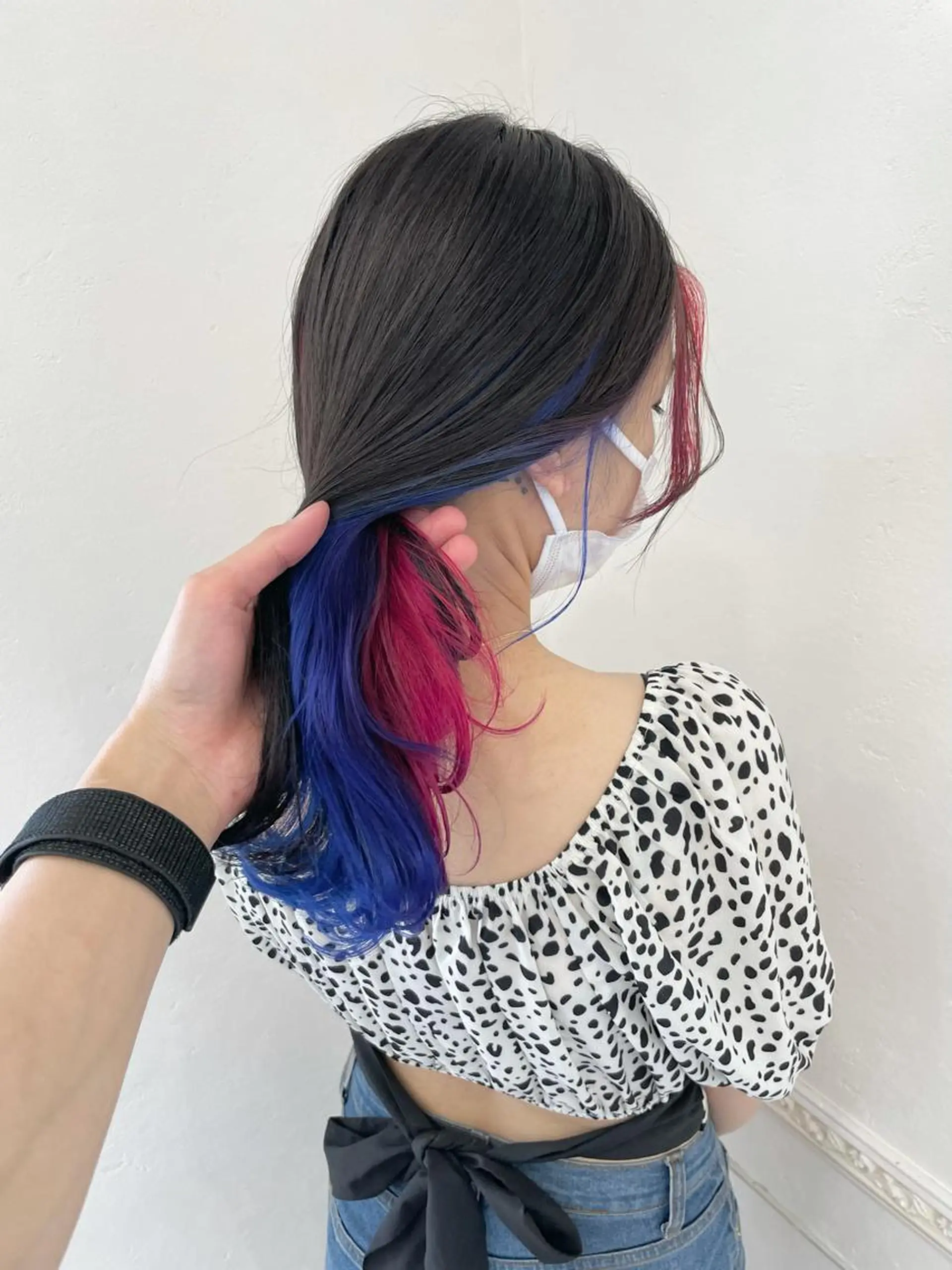 セミロング カラー kahuli  hair Ulu 「カーフリヘアウル」所属・鎗田 健のヘアスタイル