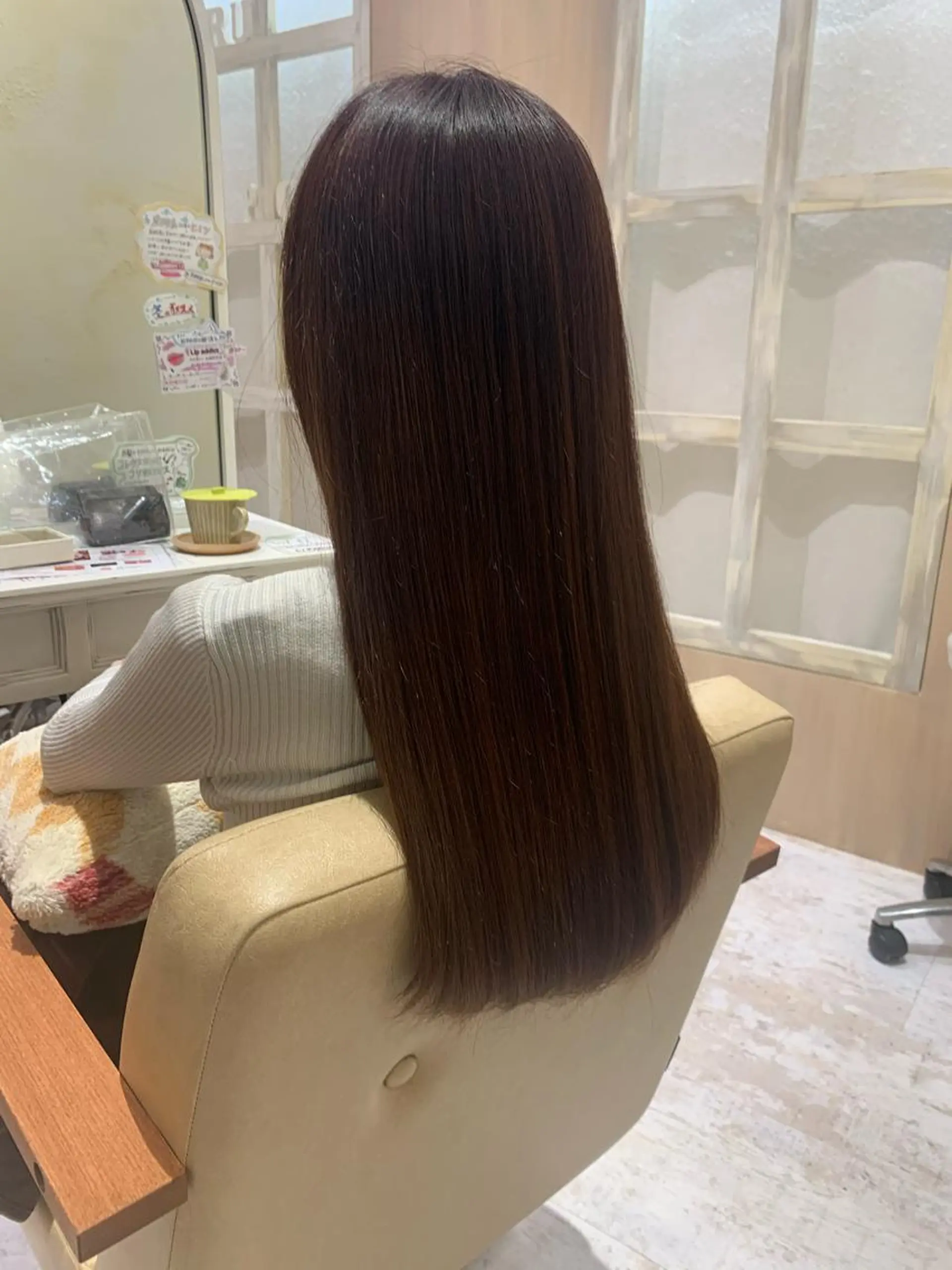 ロング カラー 韓国風レイヤーカット 🇰🇷❕モカのヘアスタイル