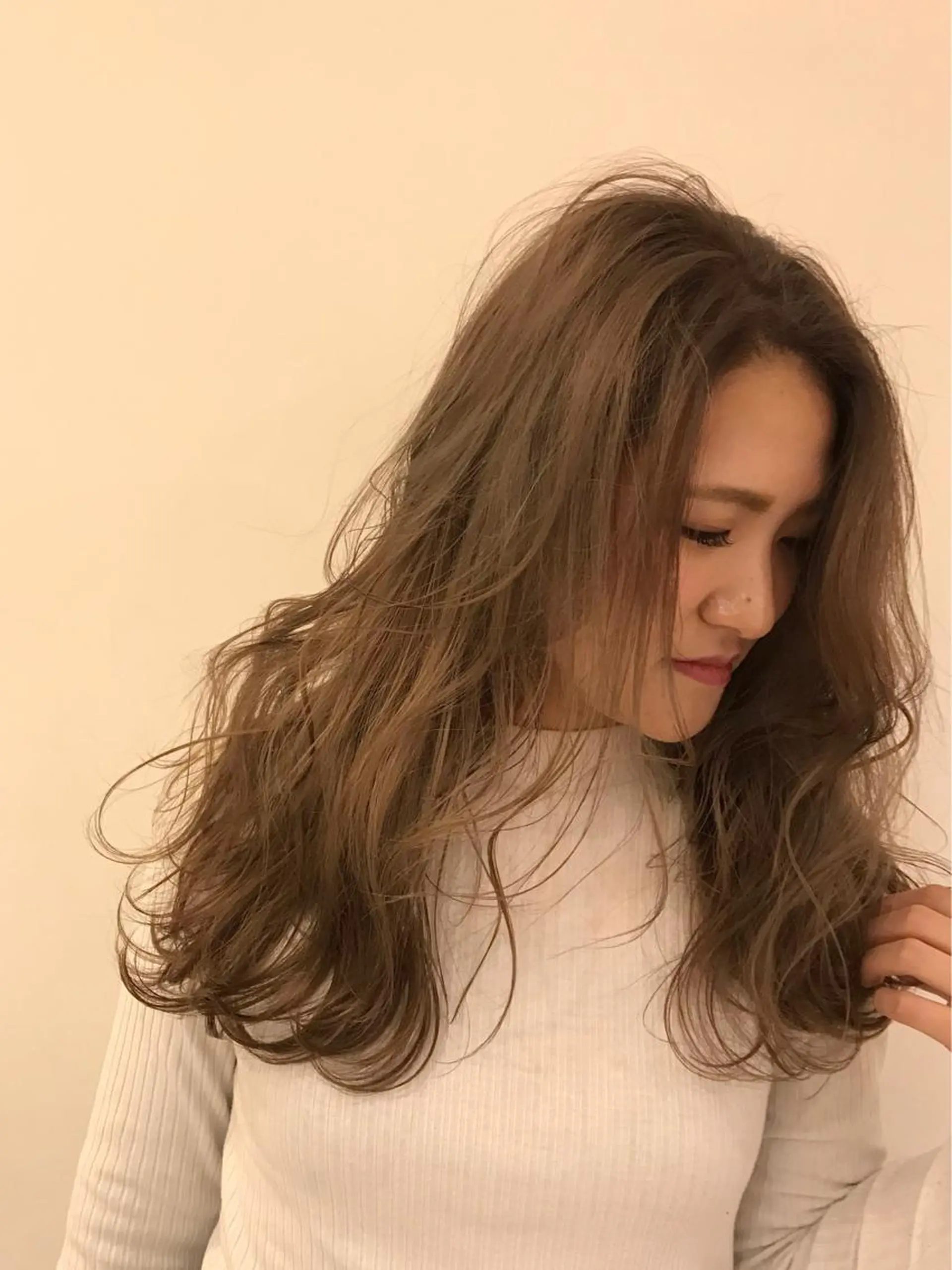 ロング カラー シールエクステ⭐️ オオミタクヤのヘアスタイル