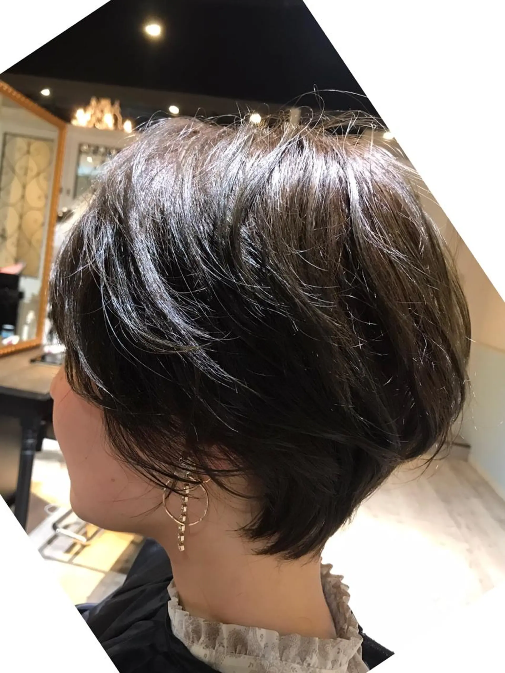 ショート お気に入り口コミ満足度☺️ご紹介数No.1 エリア 大人気❗️最新サロン 駅2分!所属・バッサリ◎矯正〜スパ ☆年祭#髪医者サロンのヘアスタイル